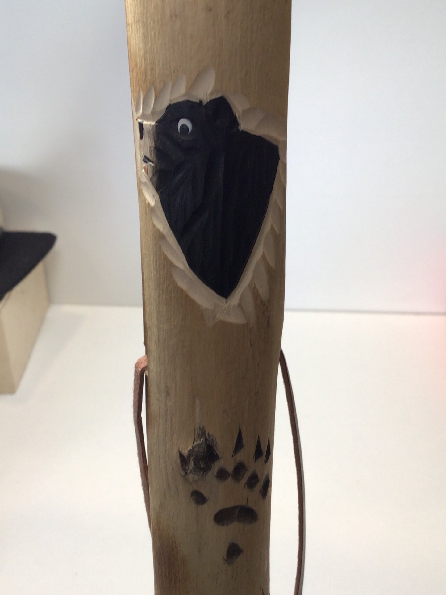 Bear Carved Walking Stick
