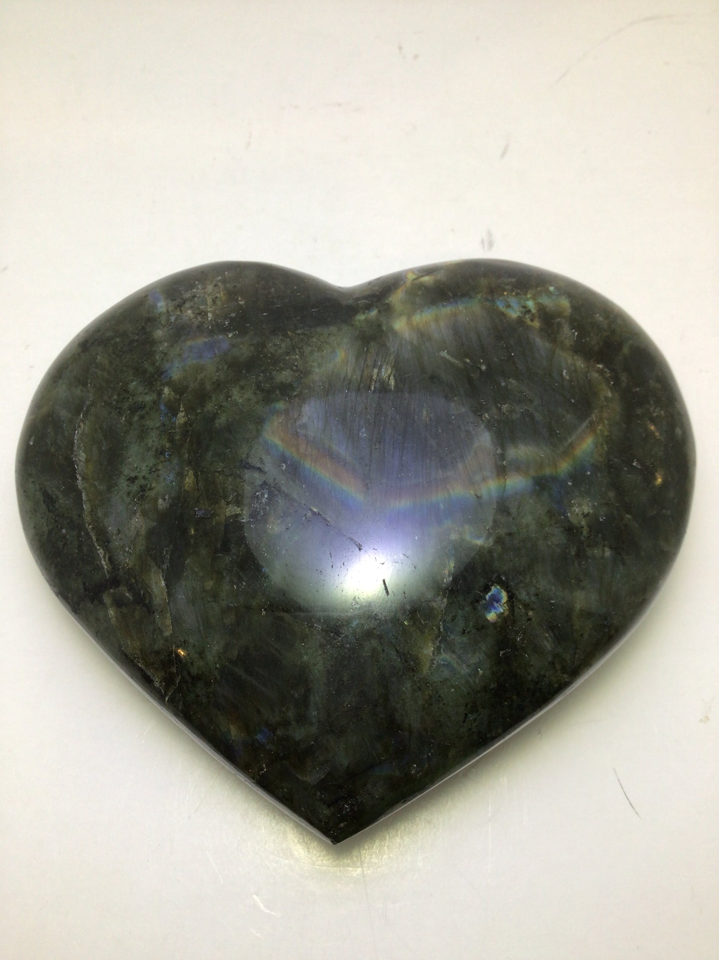 Labradorite Heart