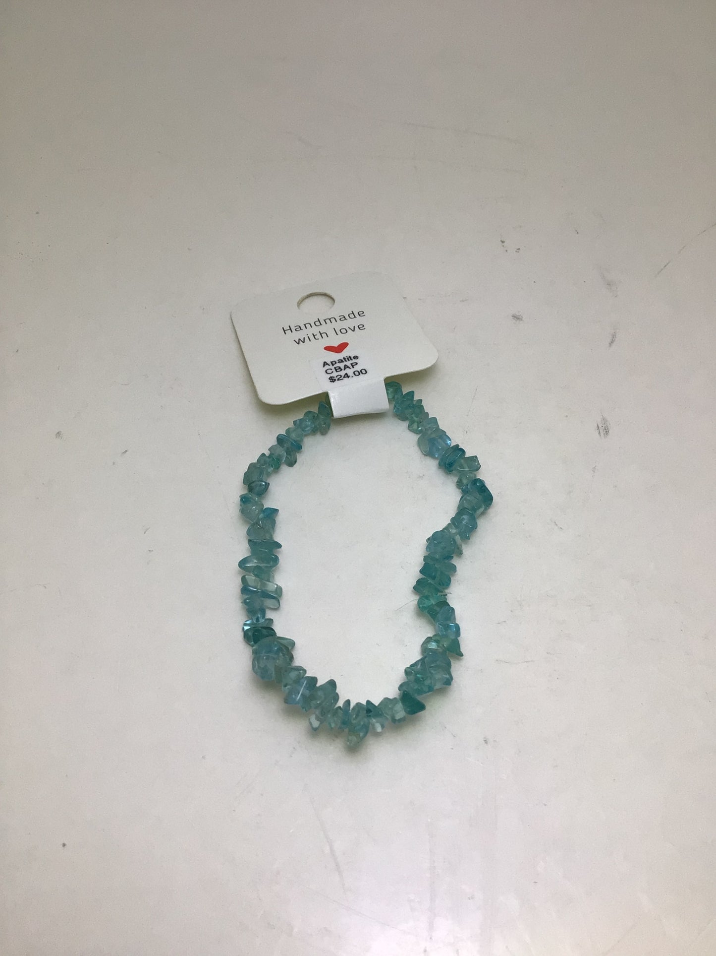 Apatite Stone Chip Bracelet