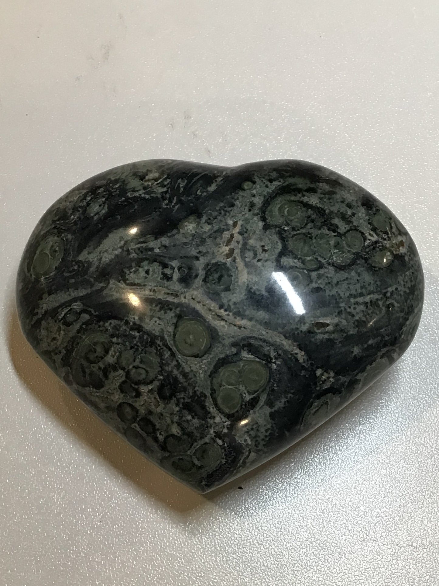 Kambaba Jasper Heart