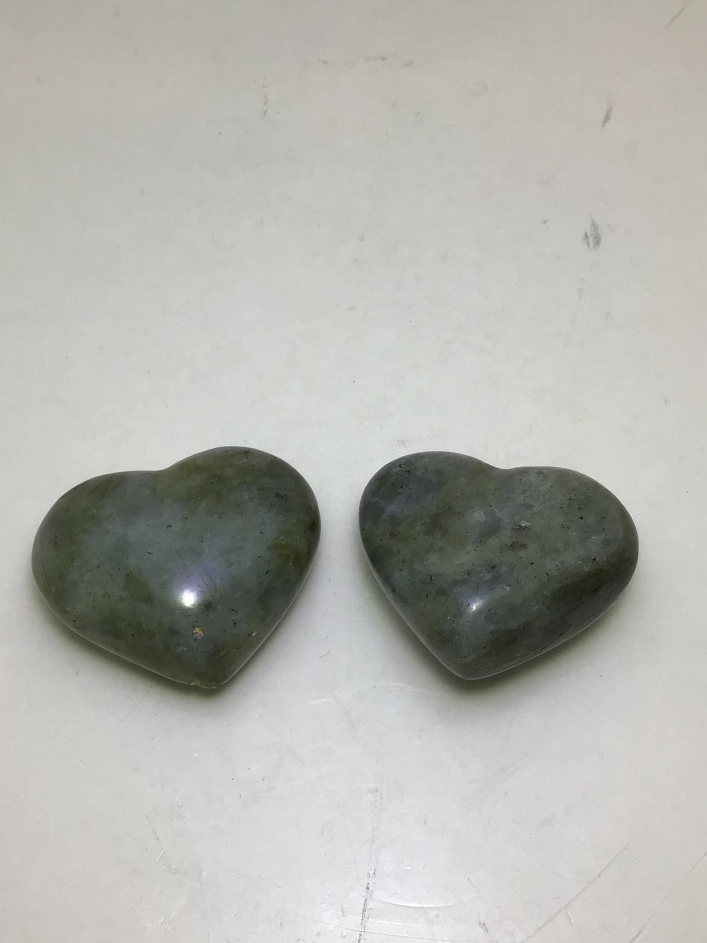Labradorite Heart