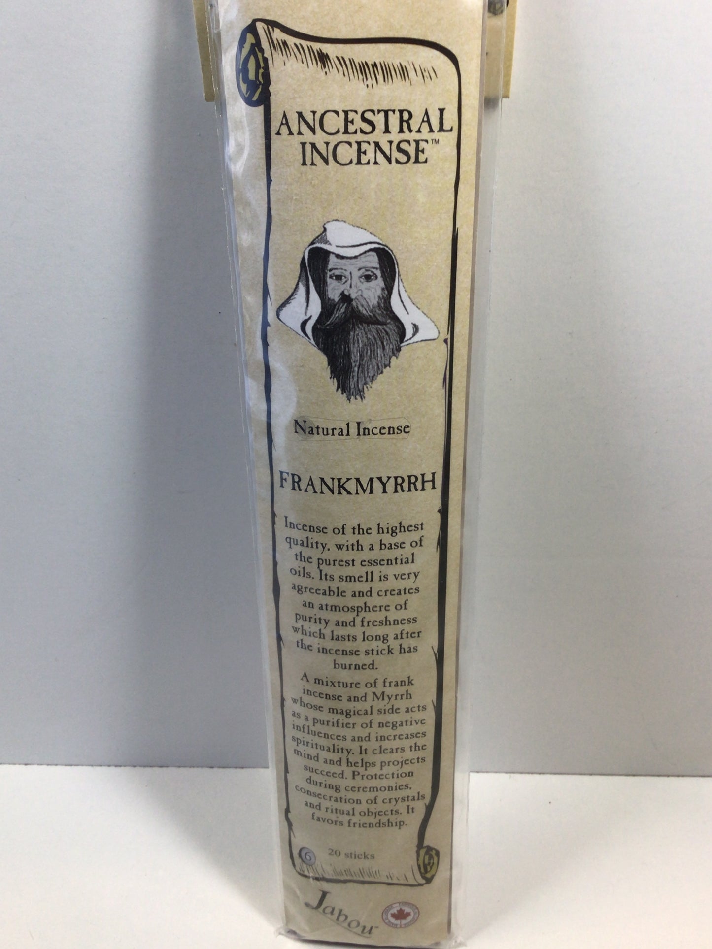Jabou Frank-Myrrh Ancestral Incense Sticks