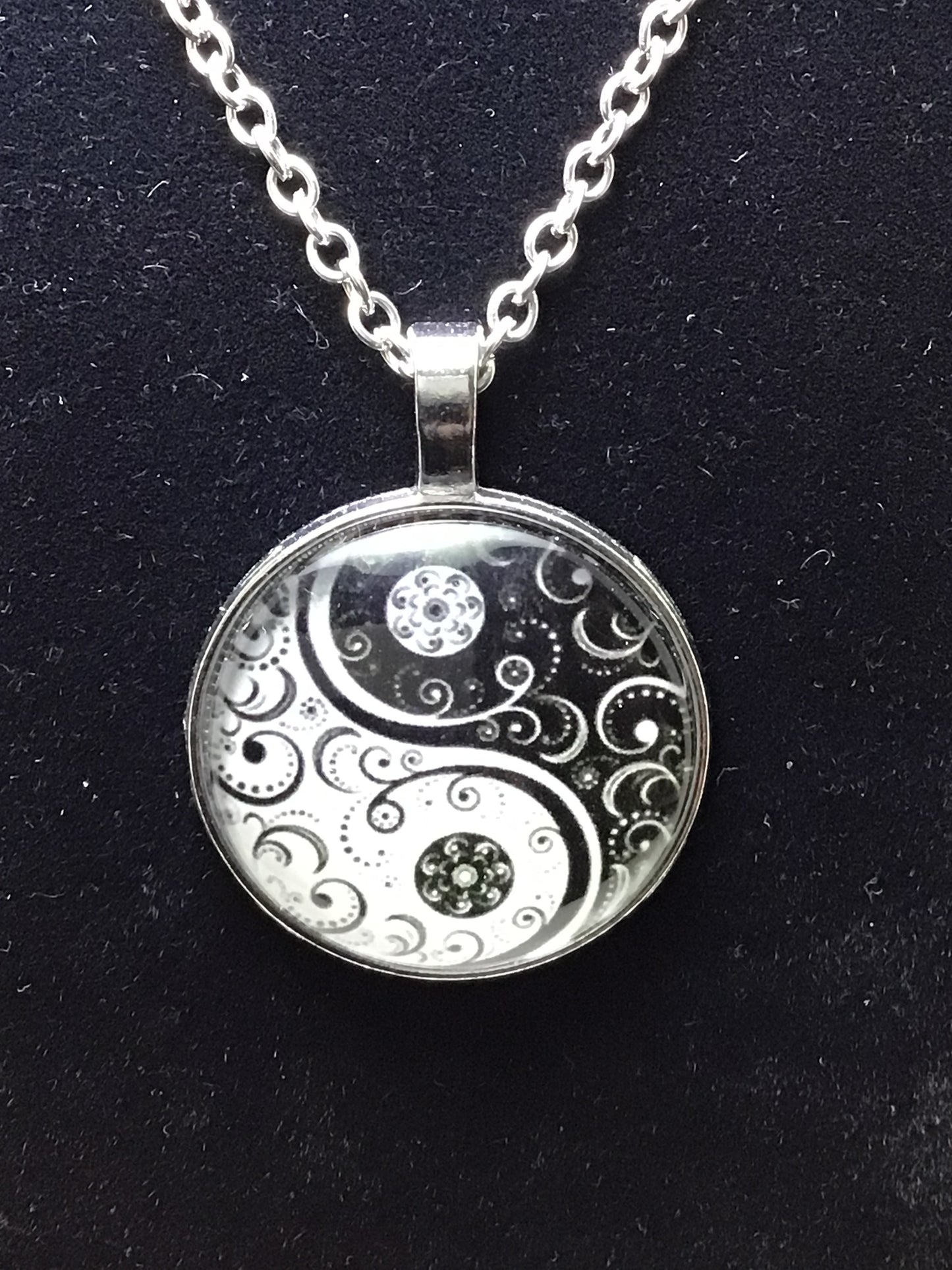 Yin Yang Pendant on Chain
