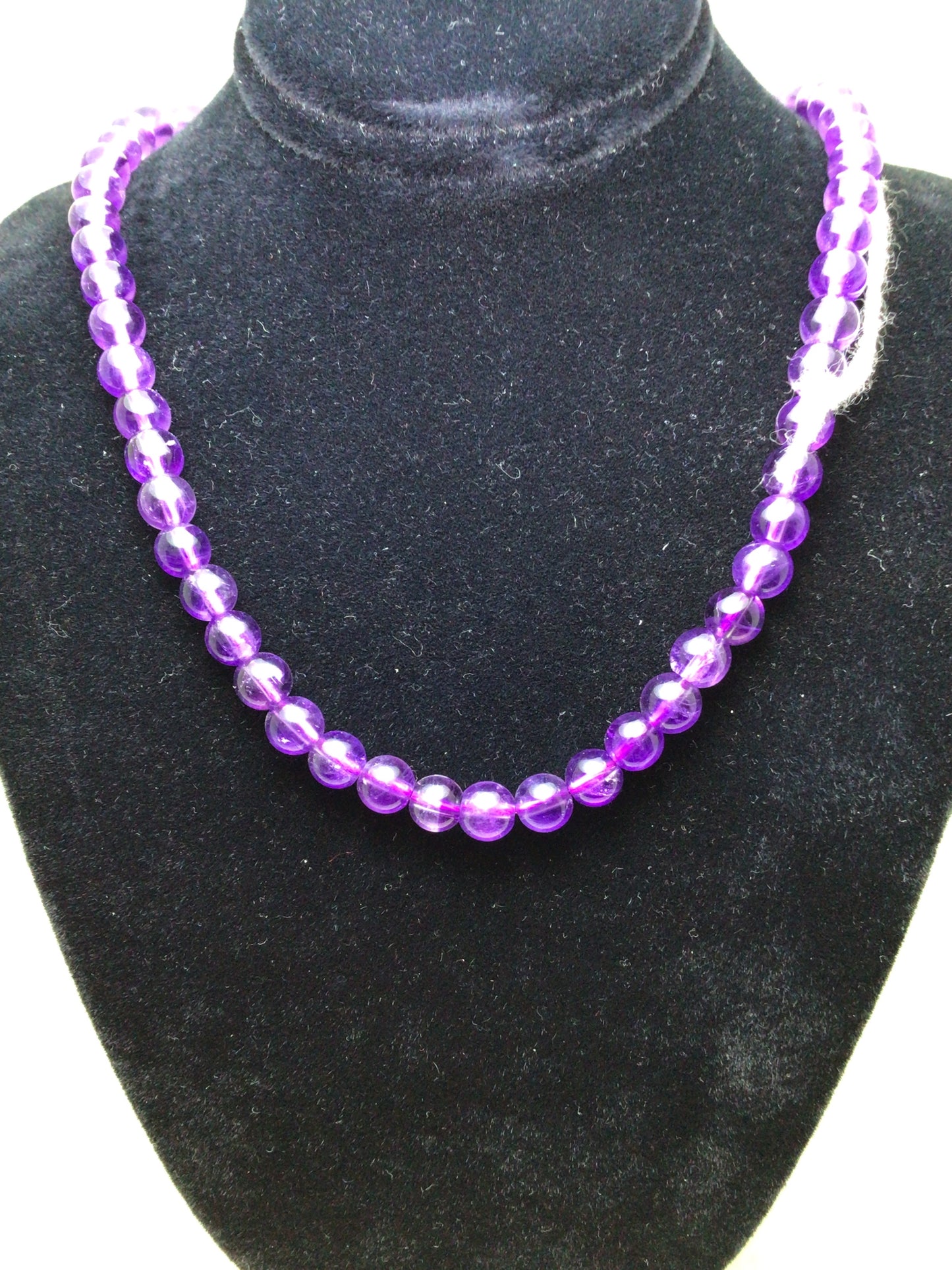 Amethyst Bead Necklace