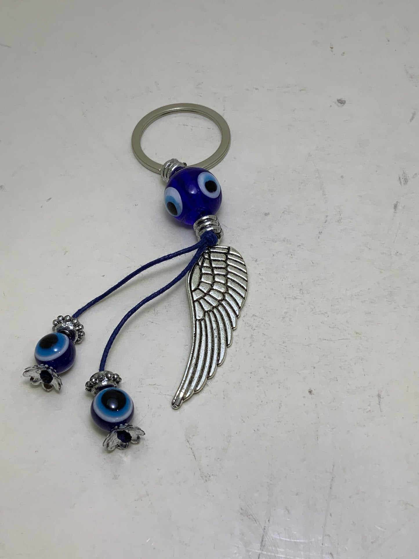 Wing Evil Eye Protection Key Chain
