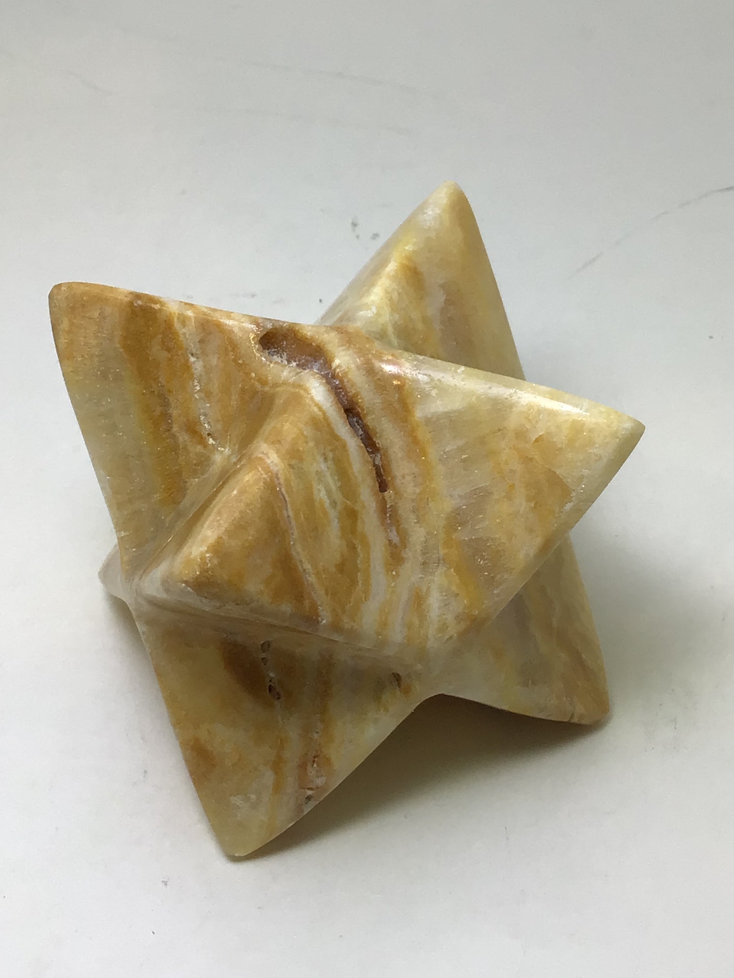 Orange Calcite Merkaba