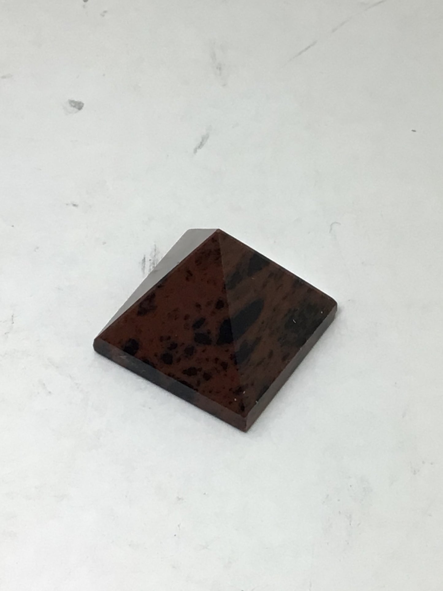 Mahogany Obsidian Pyramid