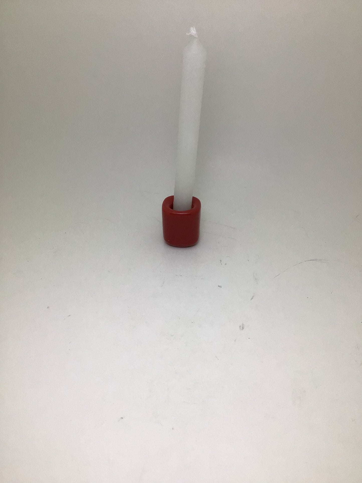 Red Mini Ceramic Candle Holder