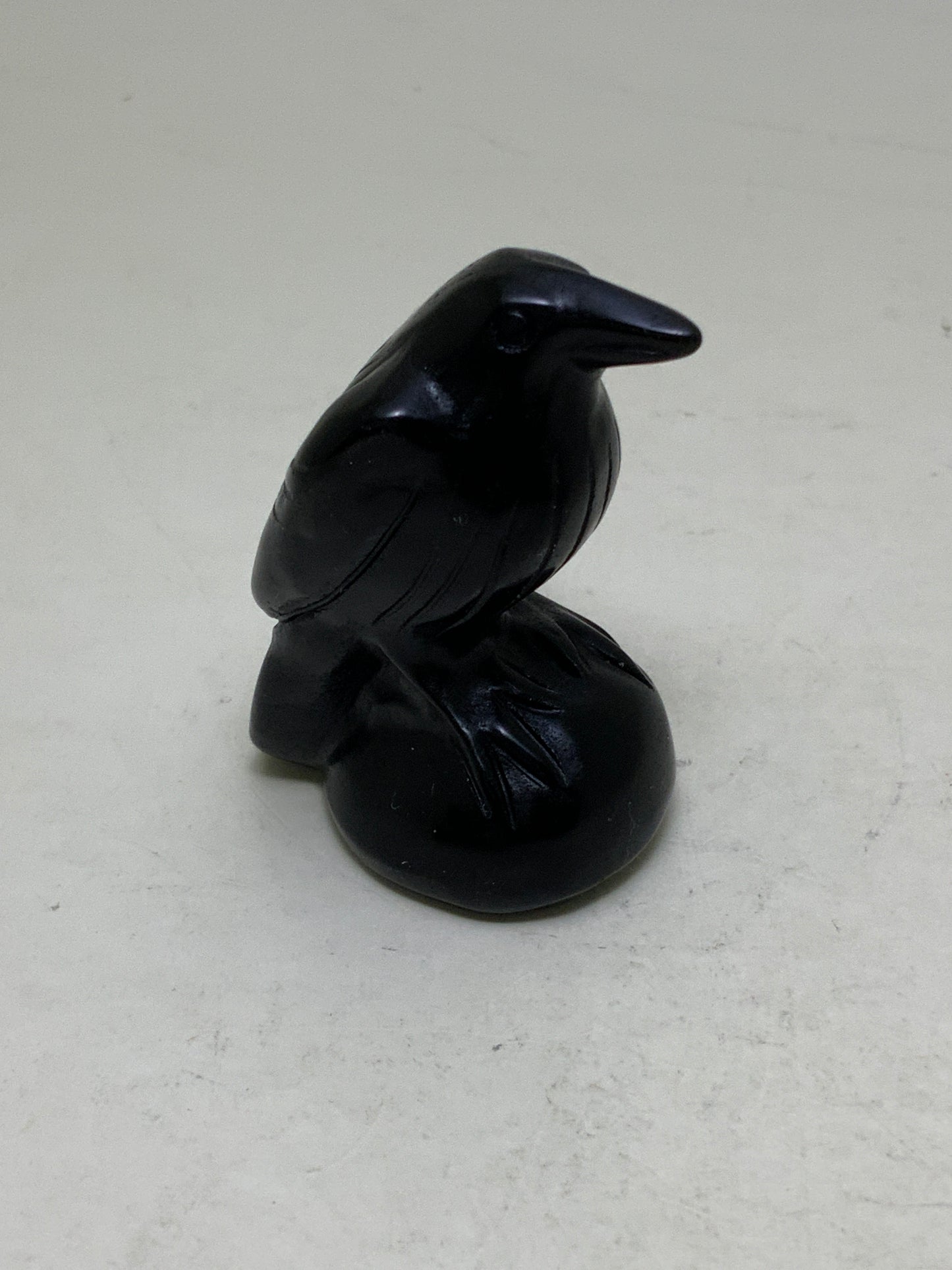 Stone Carved Raven