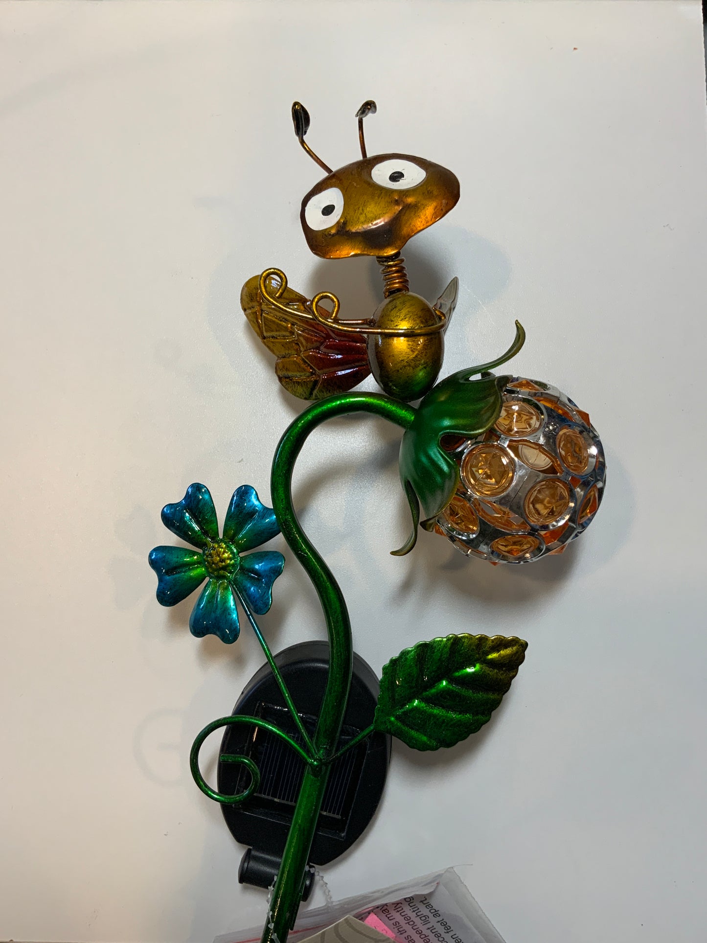 Bee Crystal Bug Solar Stake