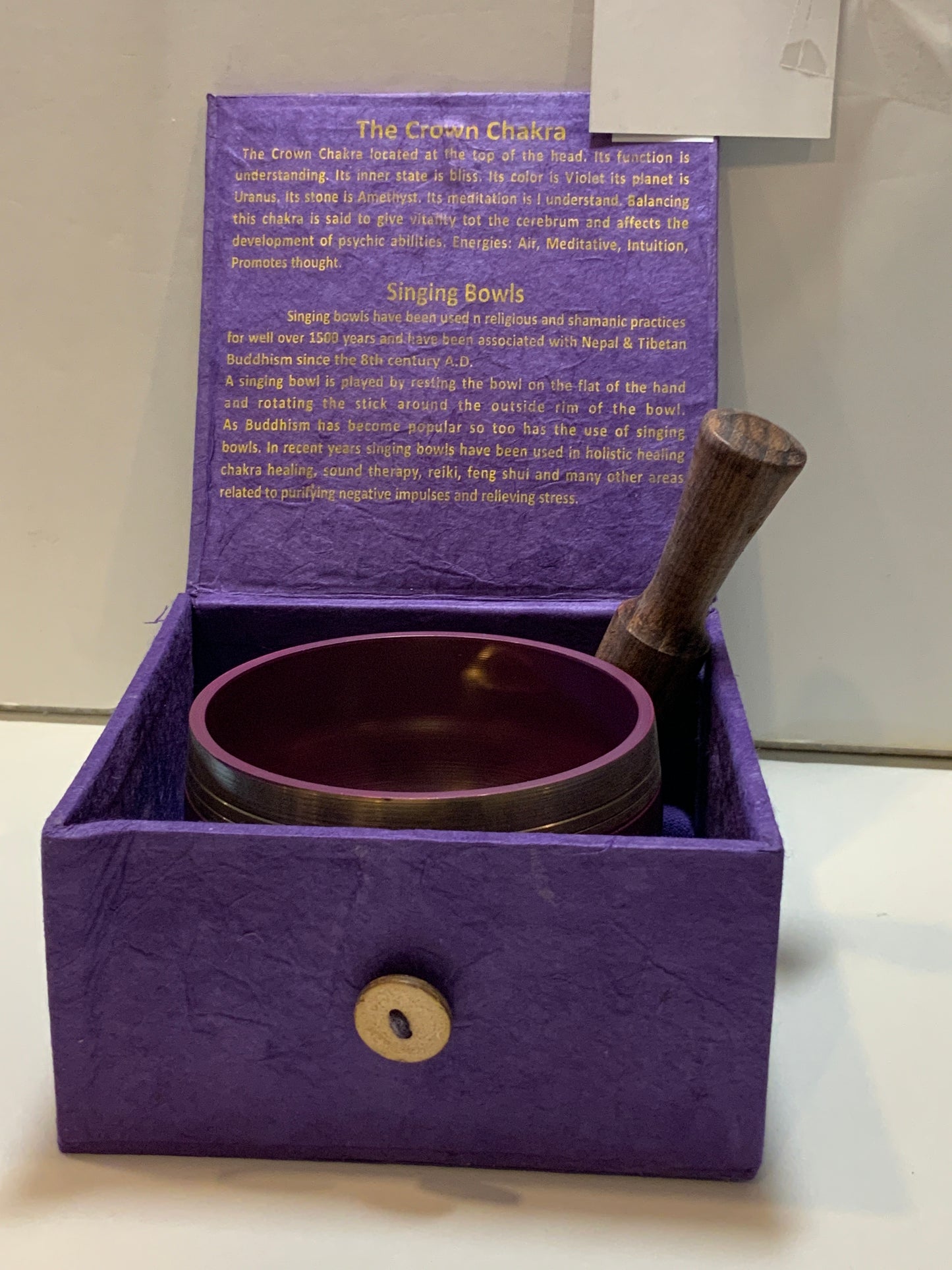 Crown Chakra Purple Singing Bowl