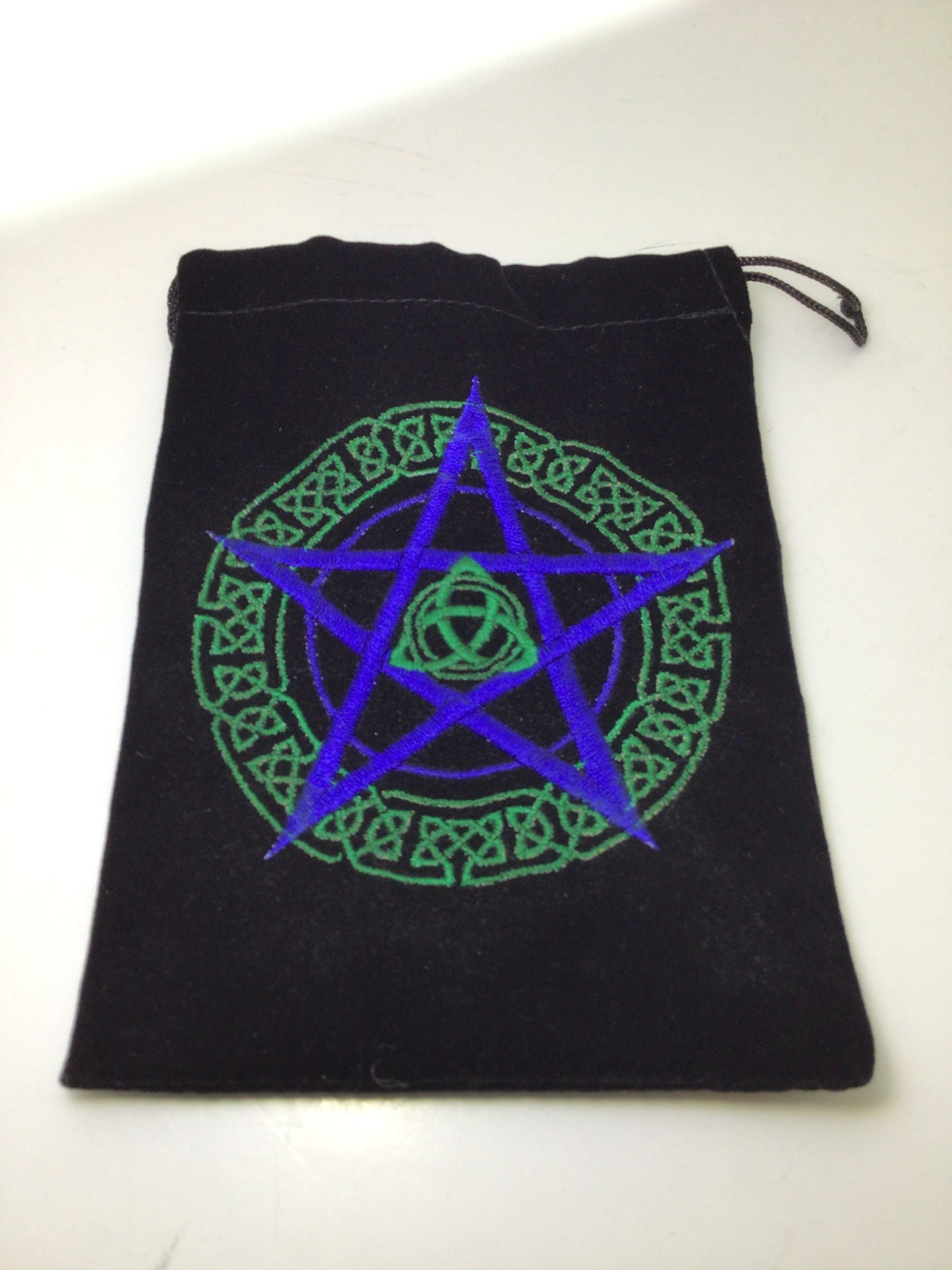 Celtic Pentacle Velvet Bag