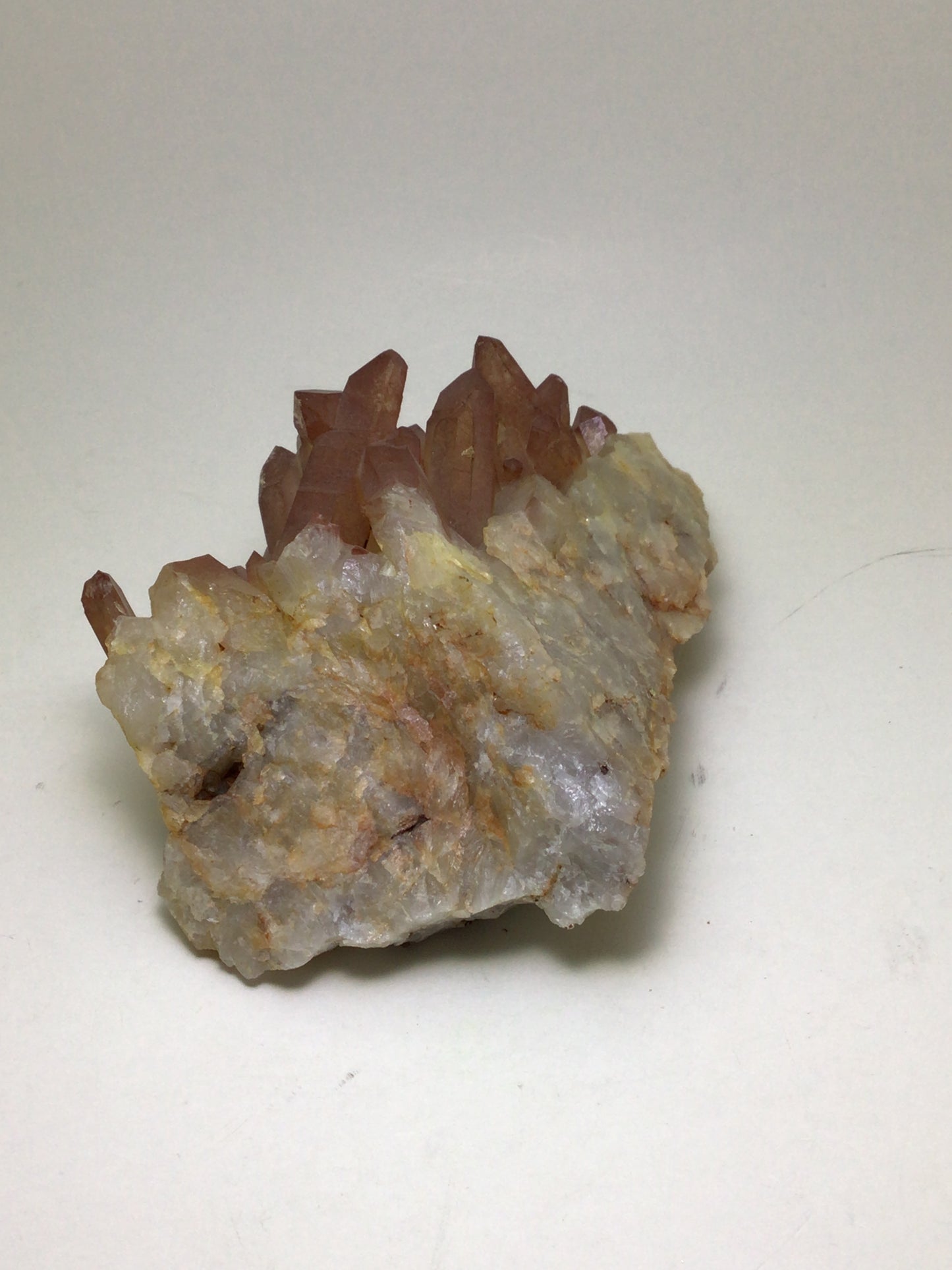 Red Quartz Cluster