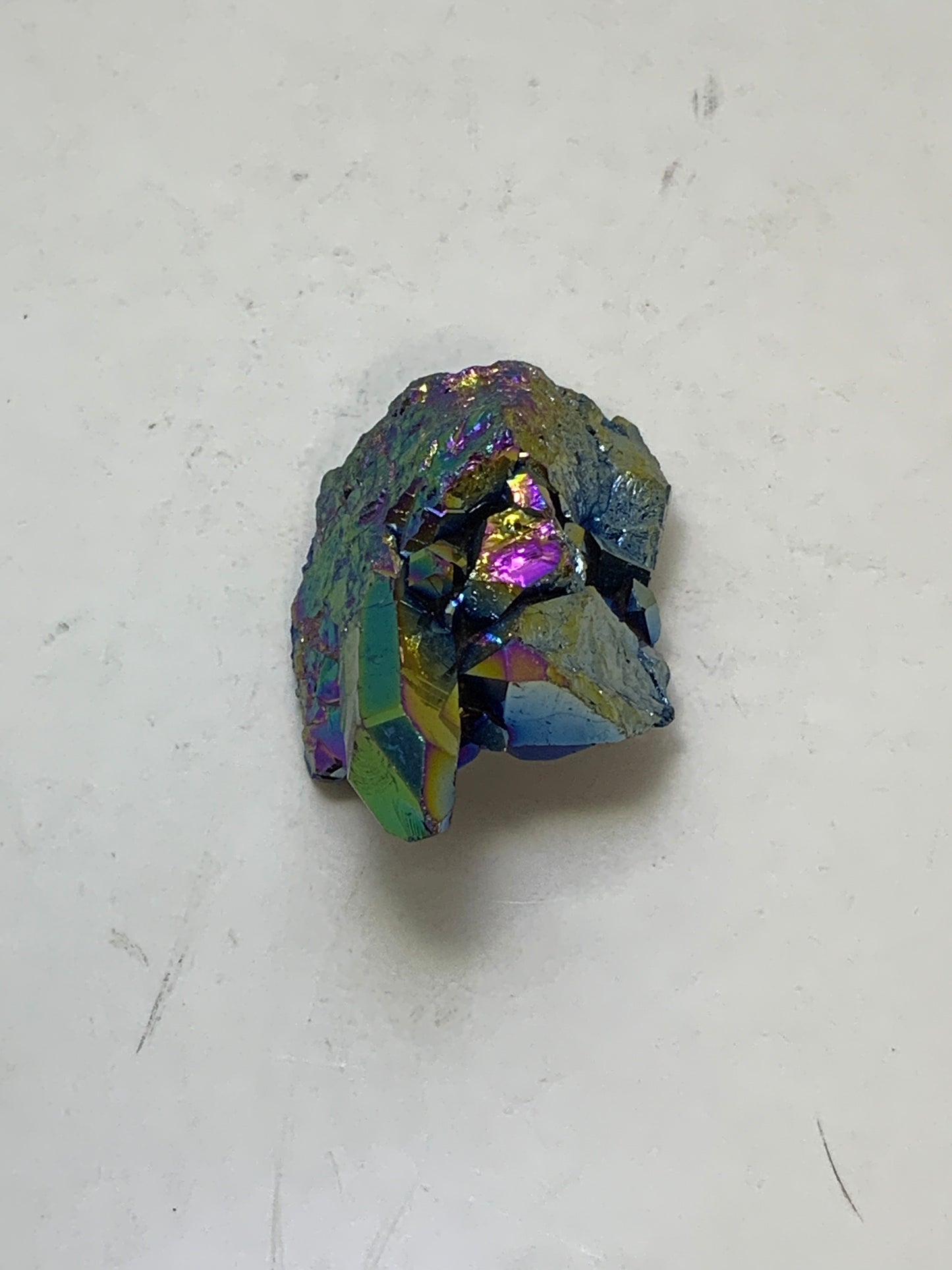 Rainbow Titanium Aura Cluster