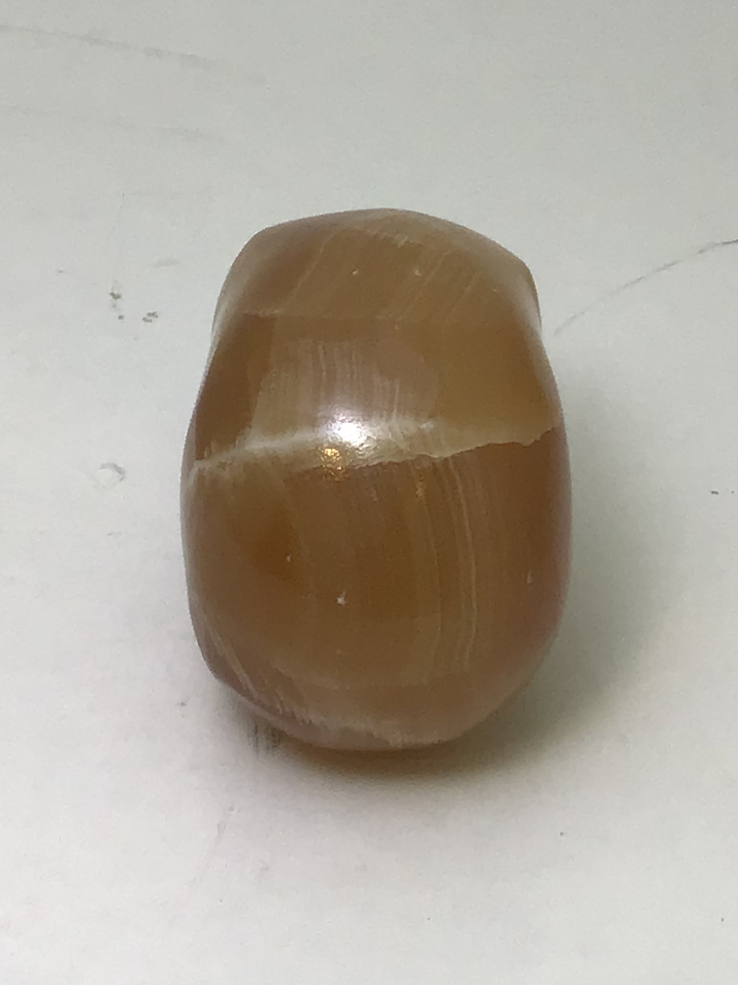 Honey Calcite Skull
