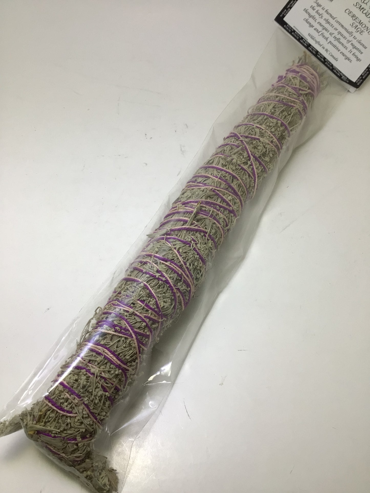 Ceremonial Sage 10.5” Smudge Stick