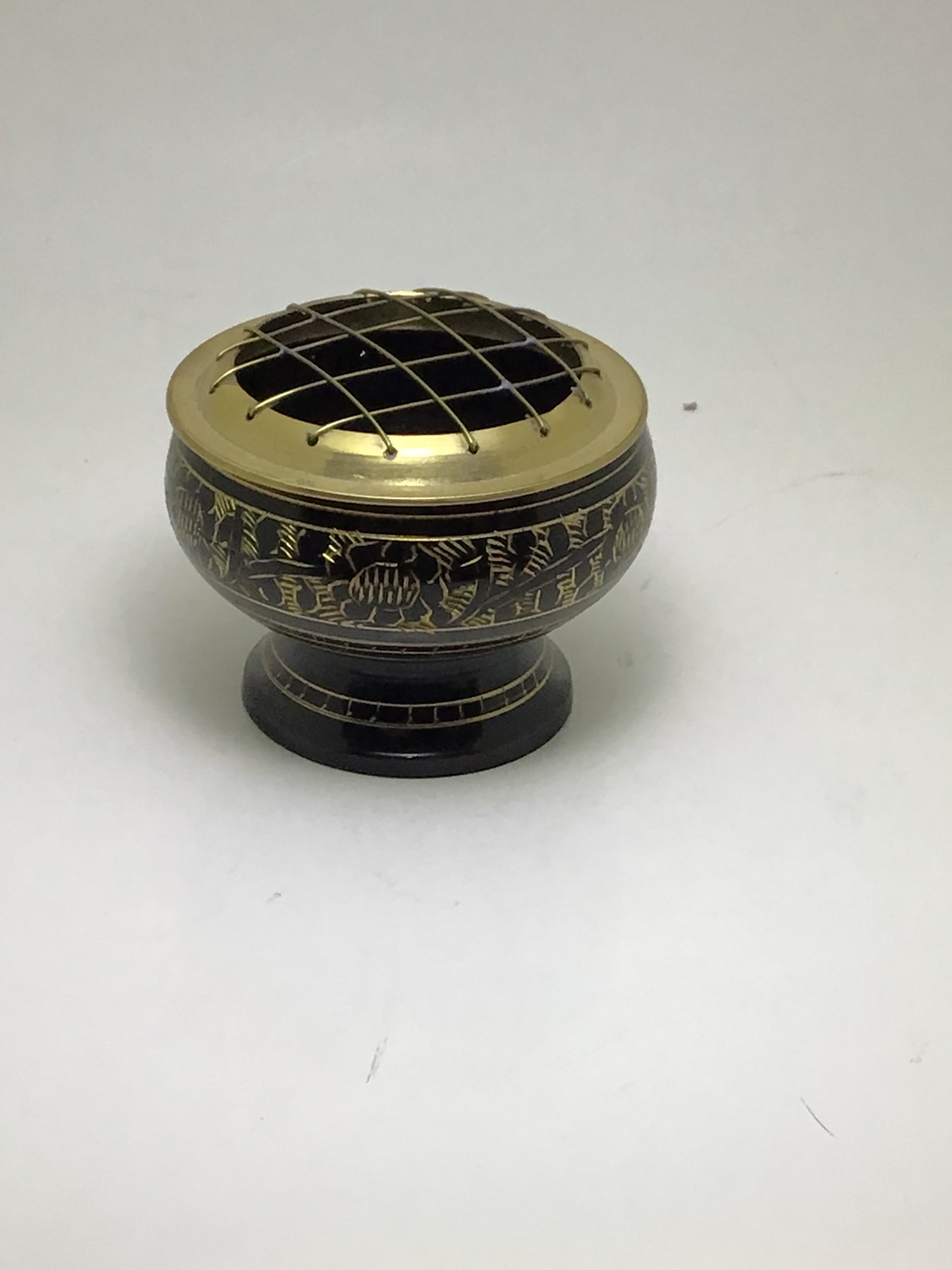 Black Brass Incense Burner