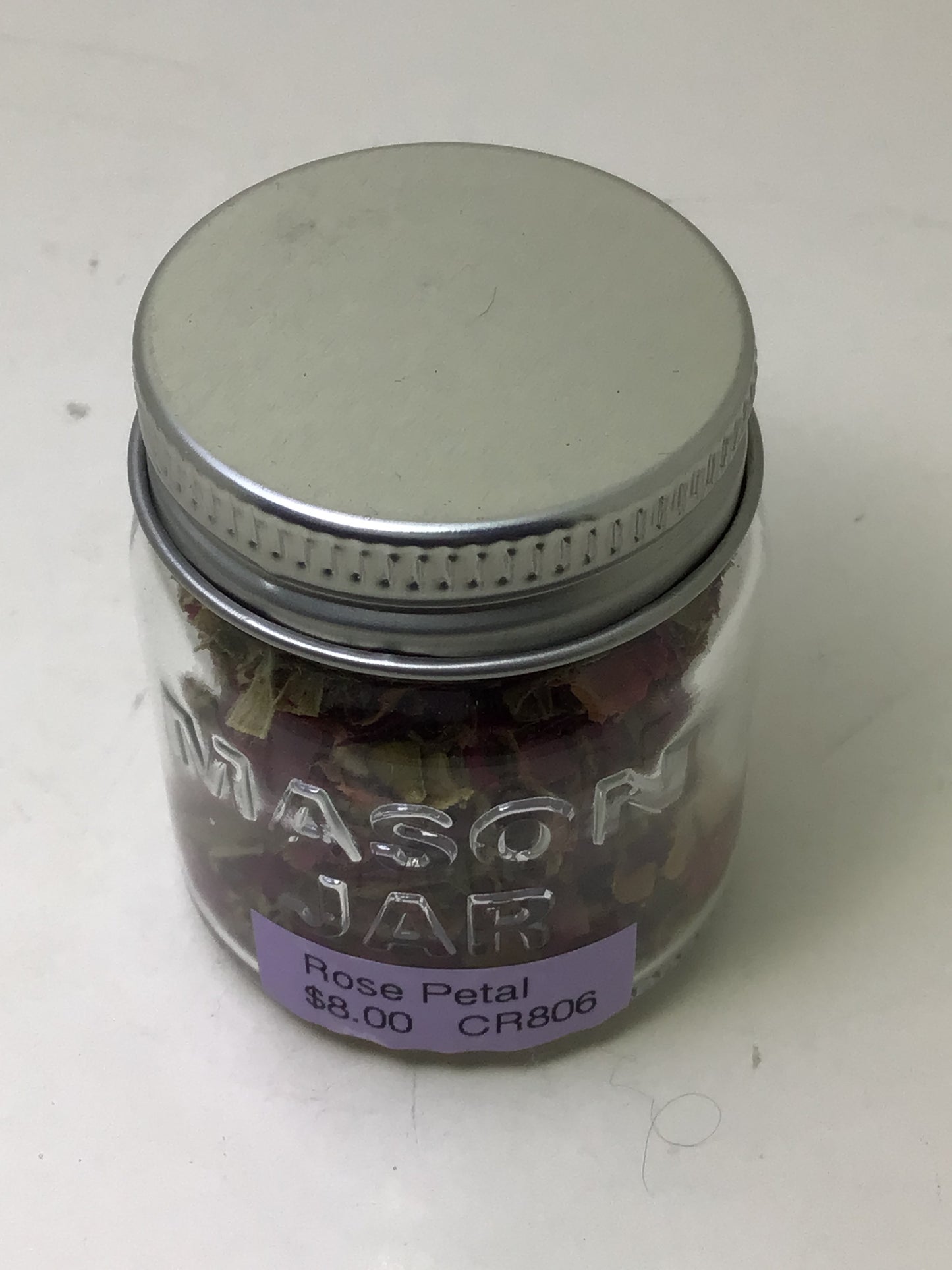 Rose Bud Petal Herb Jar