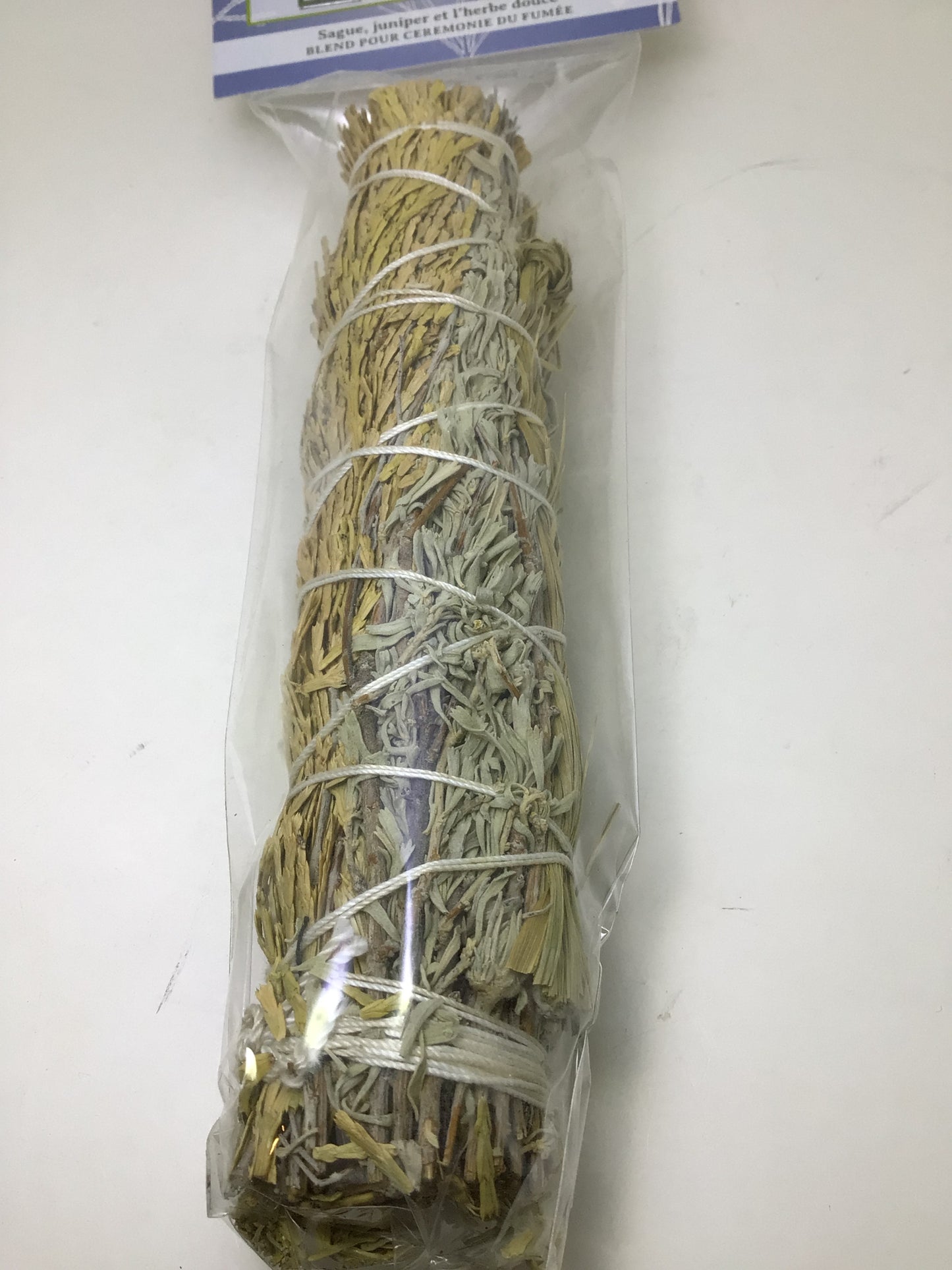 Sage, Juniper & Sweetgrass 7” Smudge Stick