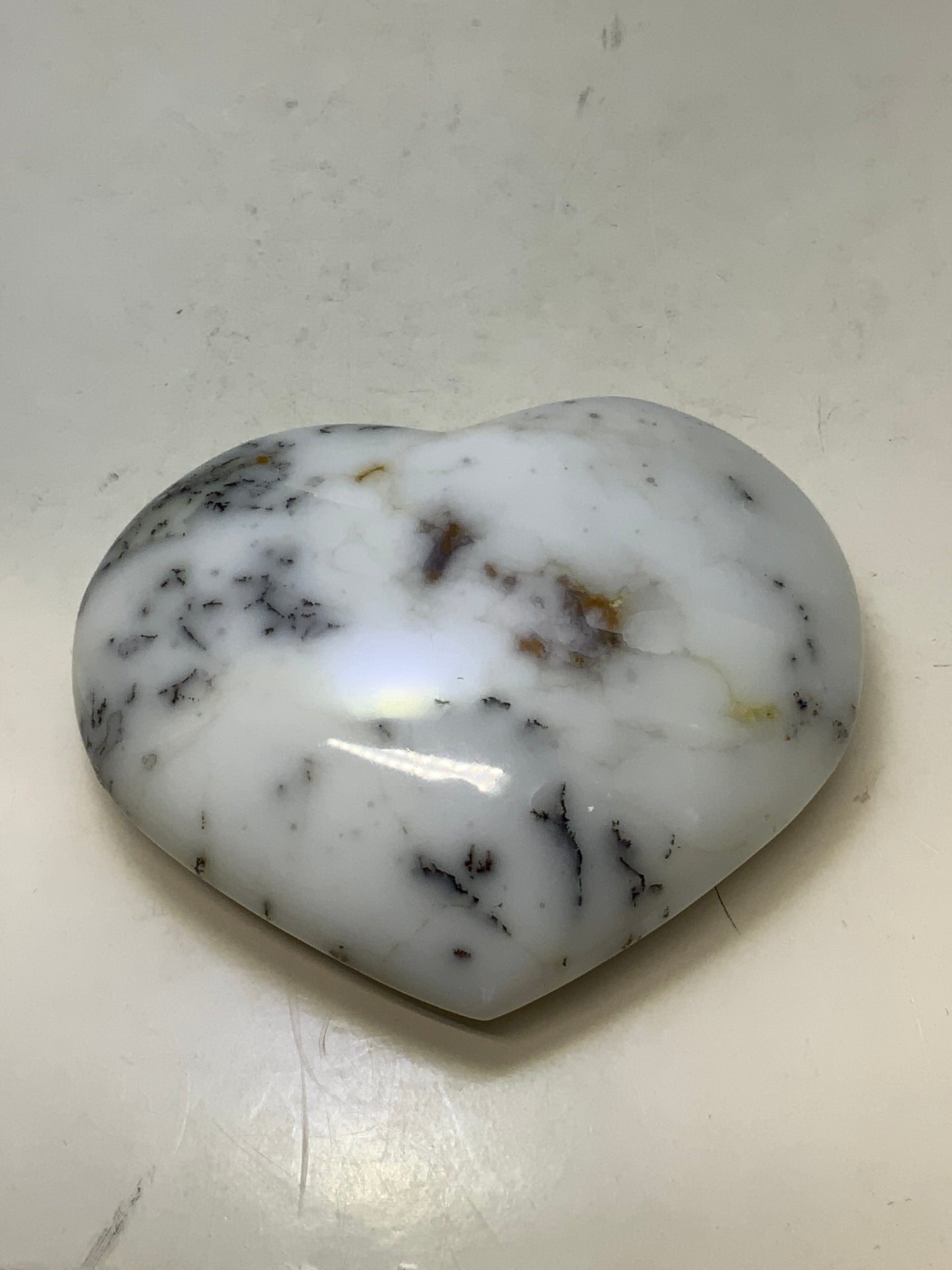 Dendrite Opal Heart
