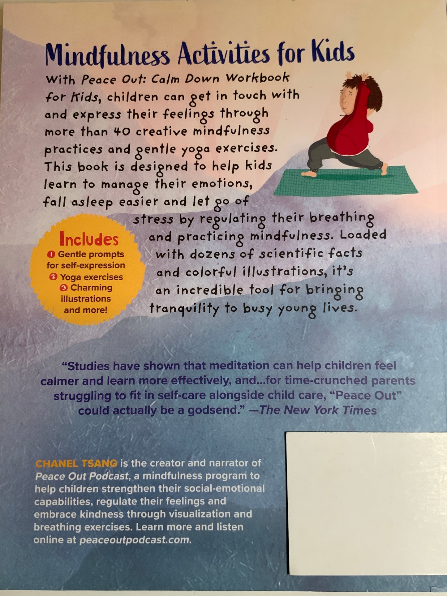 Calm Down Workbook for Kids