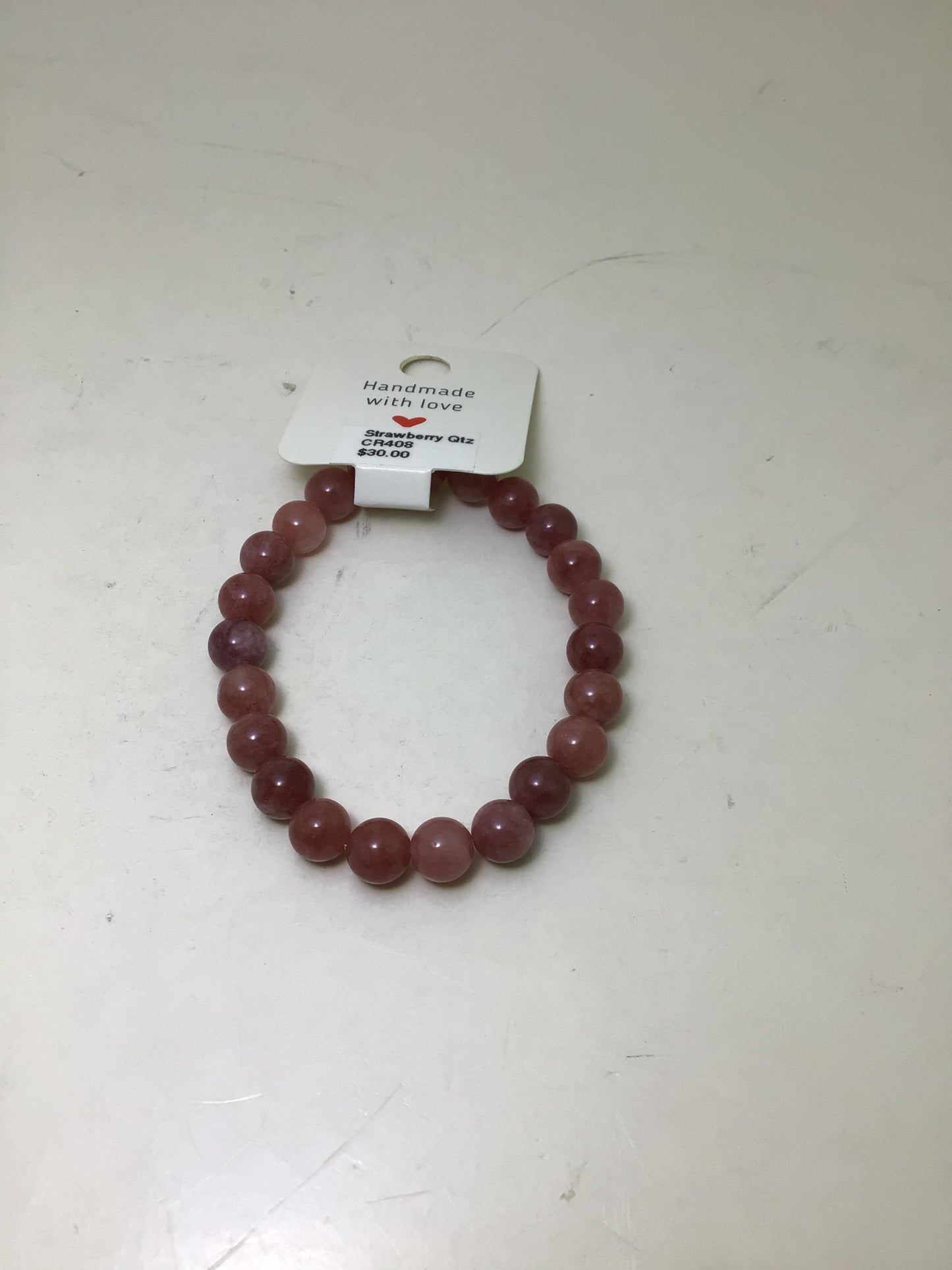 Strawberry Quartz Bracelet