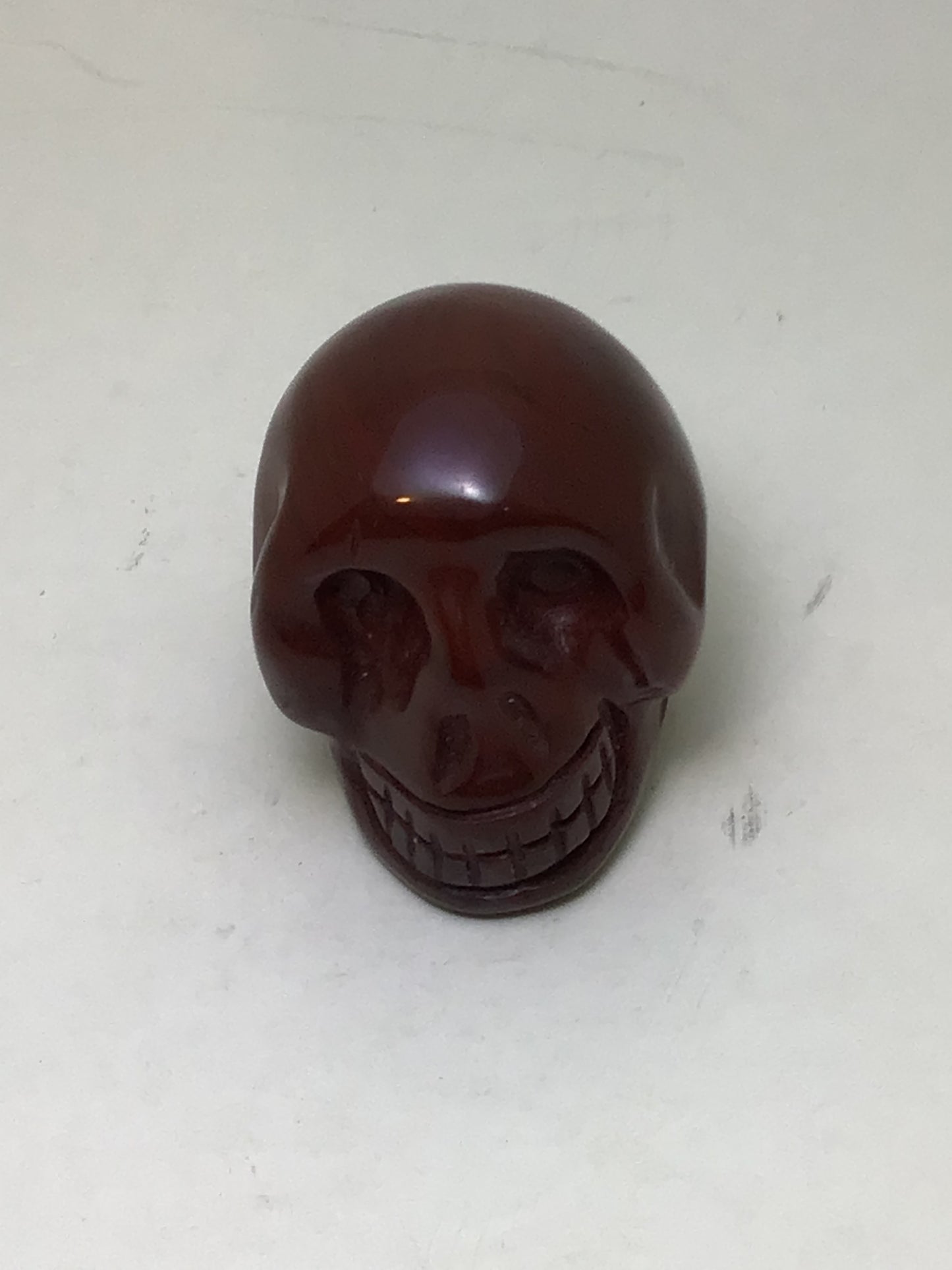 Red Jasper Skull