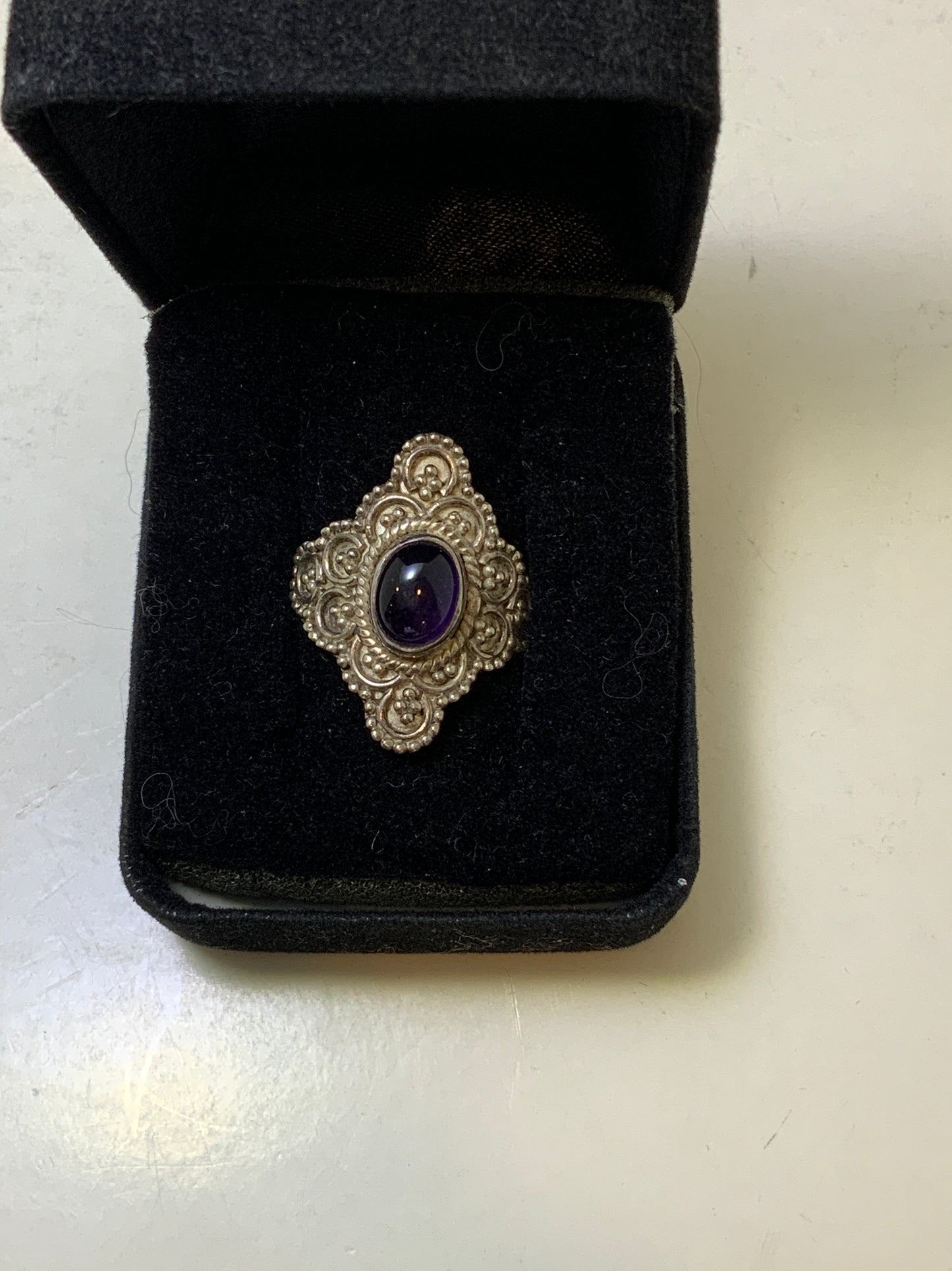 Amethyst Sterling Silver Rings