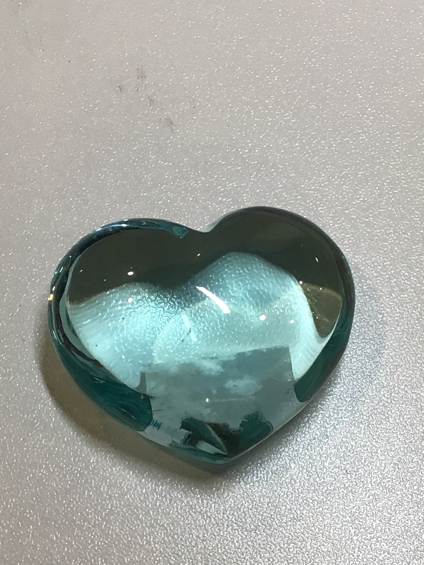 Blue Obsidian Heart