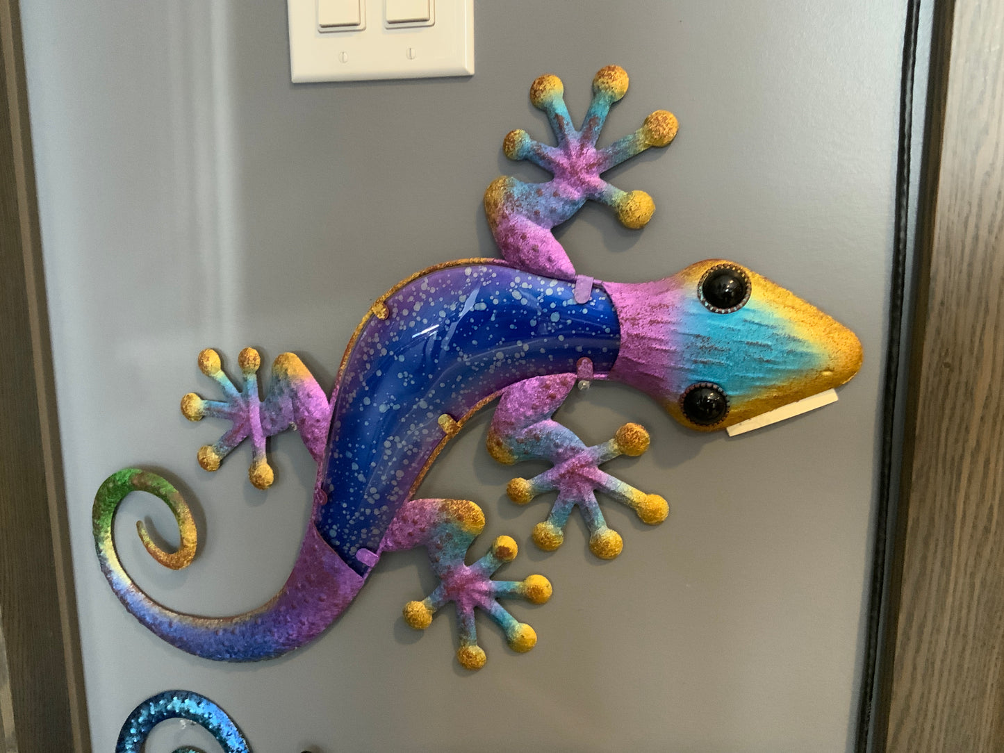24"Purple Watercolor Gecko