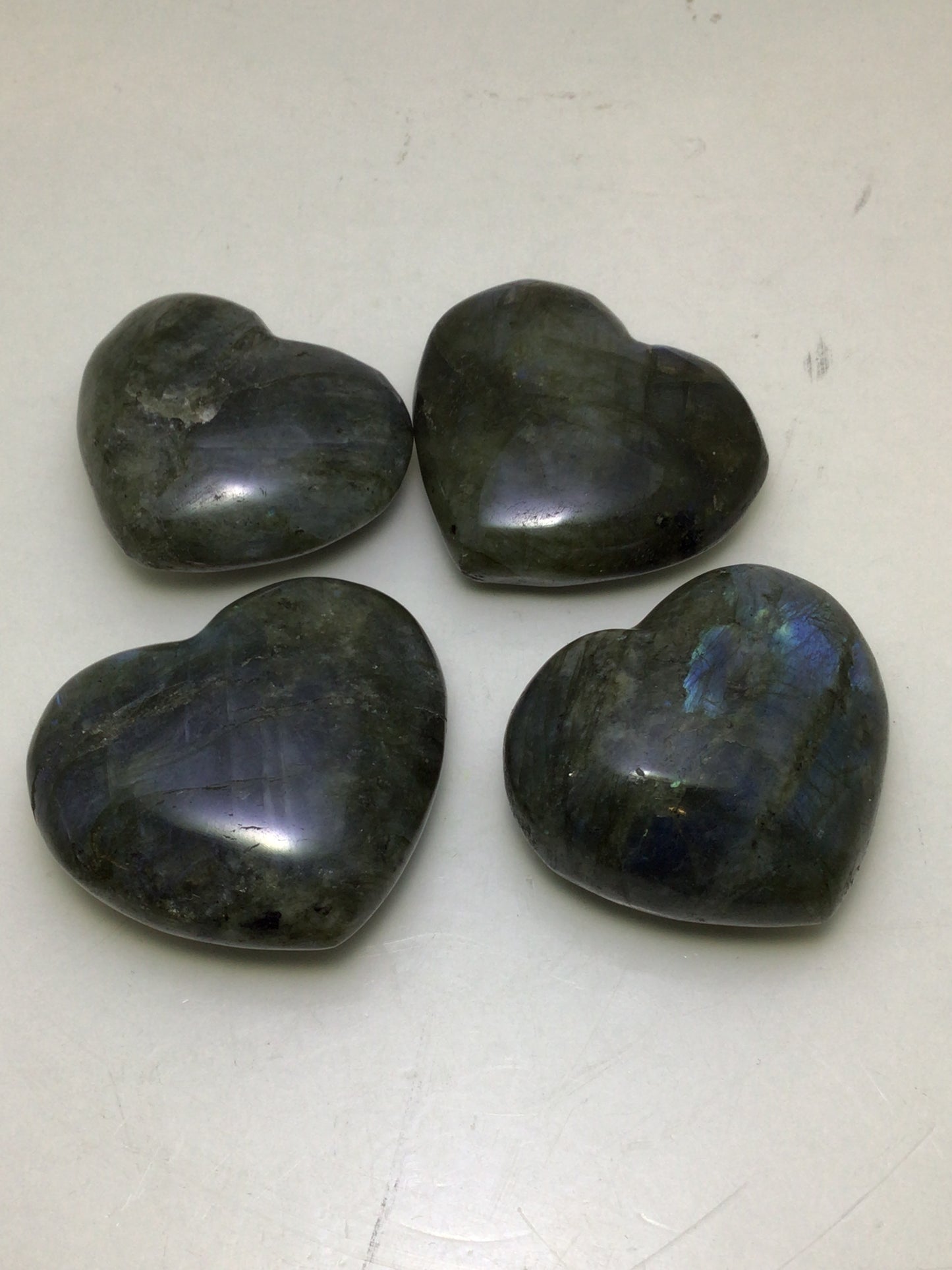 Labradorite Heart