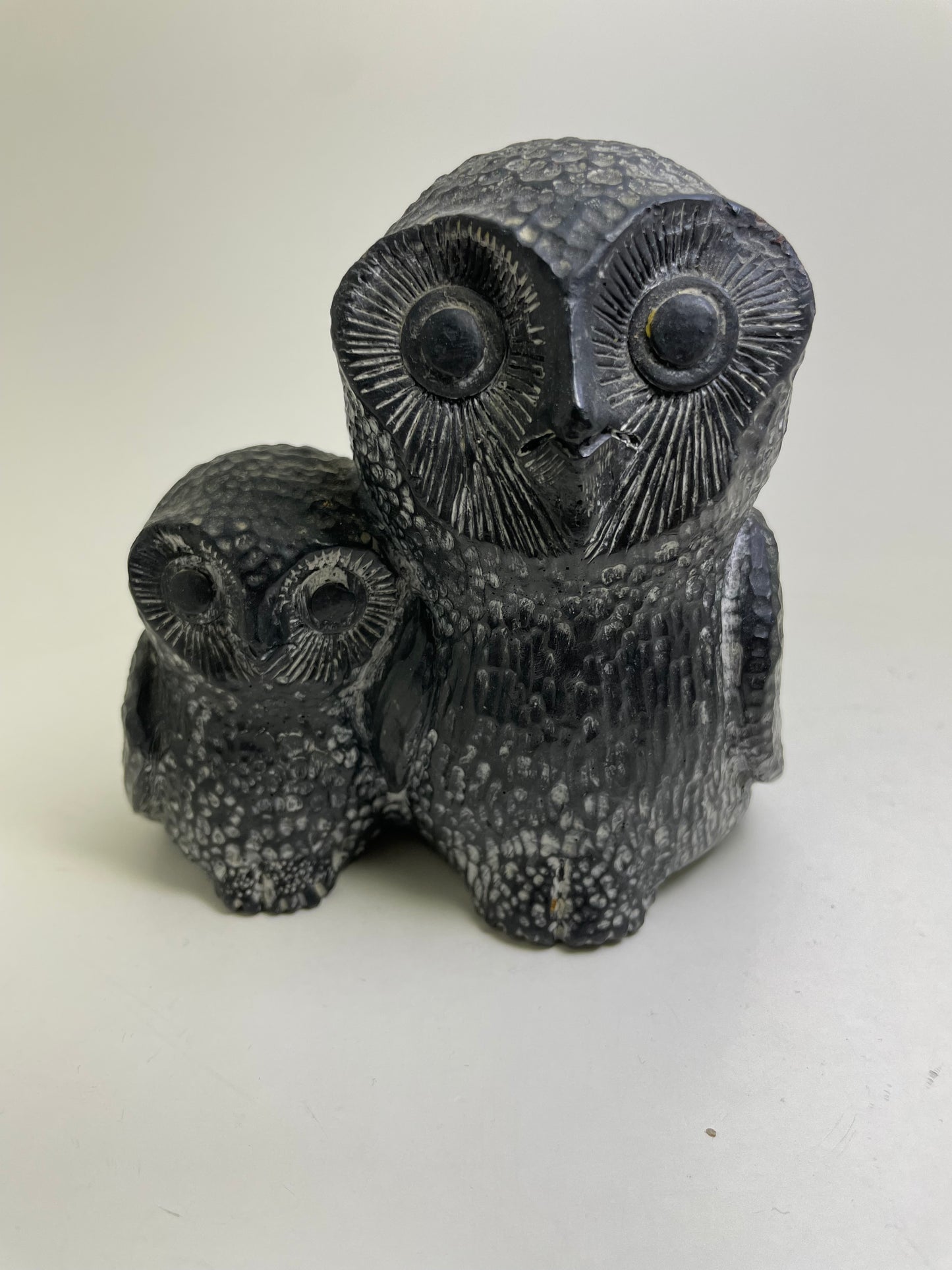 Owls Soap Stone Carving