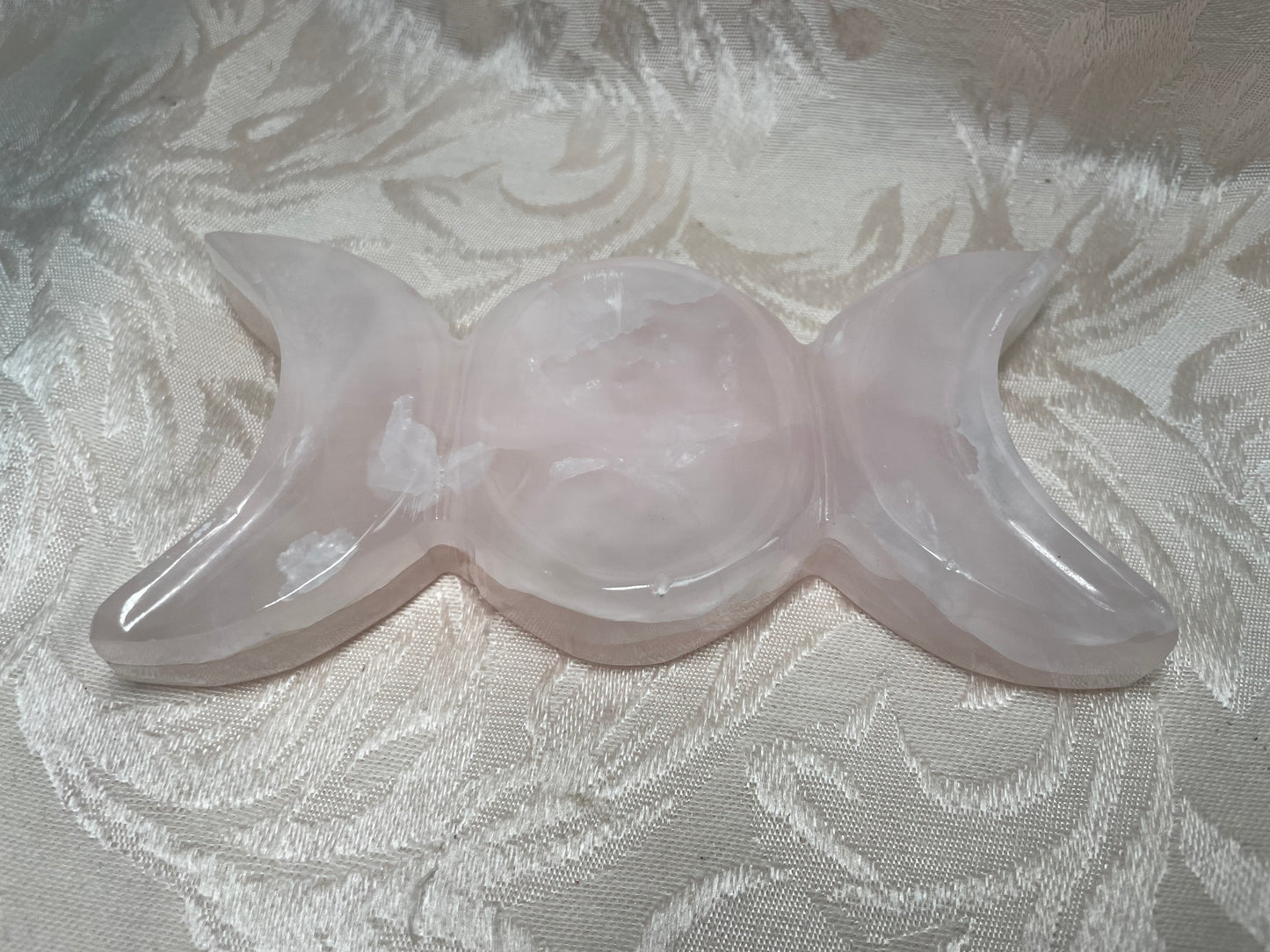 Pink Calcite Offering Bowl