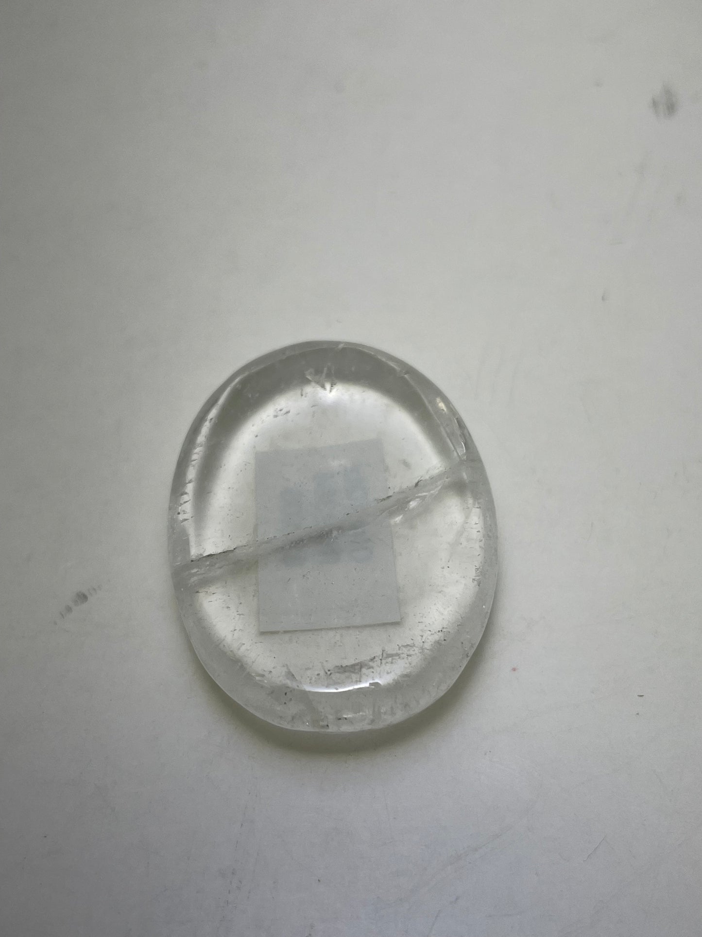 Clear Quartz Thumb Stone