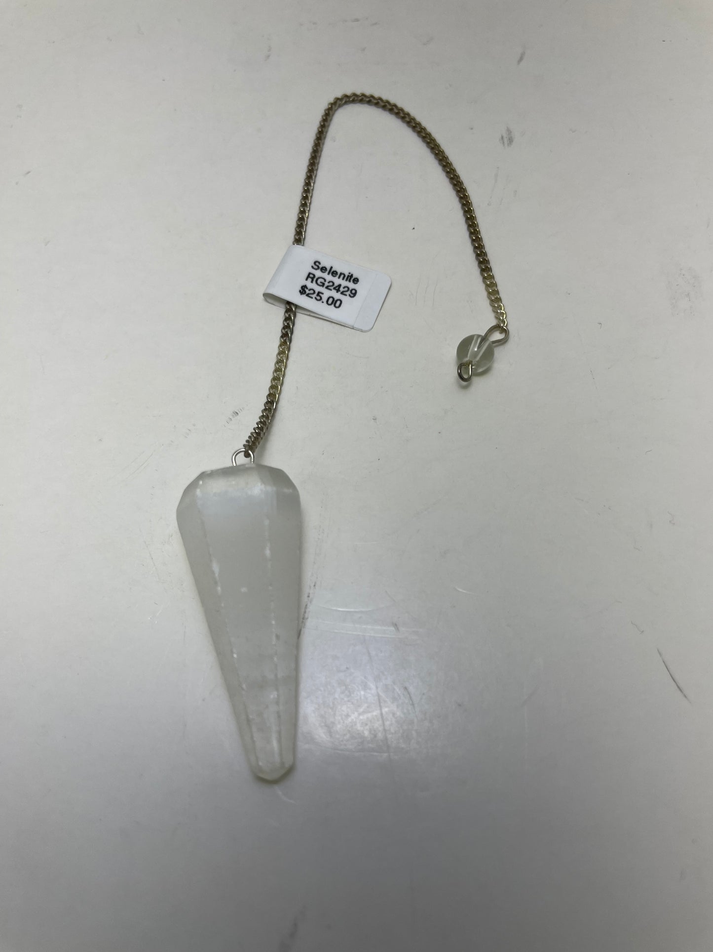 Selenite Pendulum
