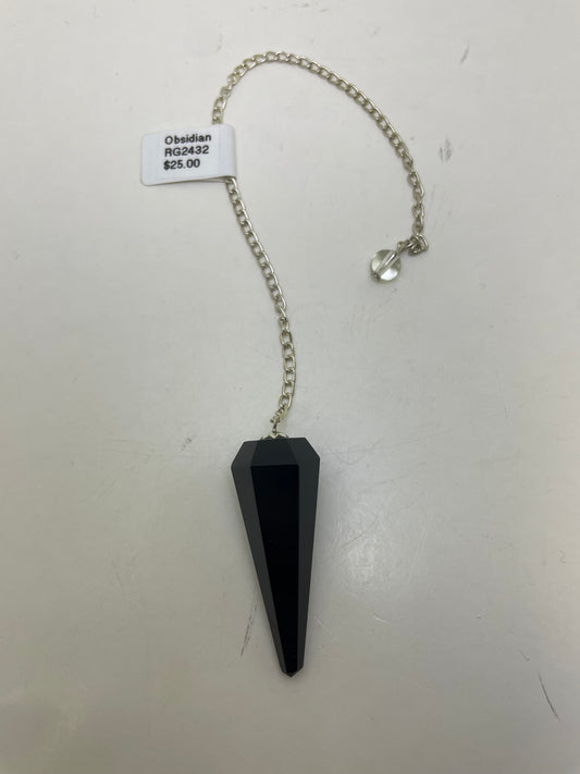 Black Obsidian Pendulum