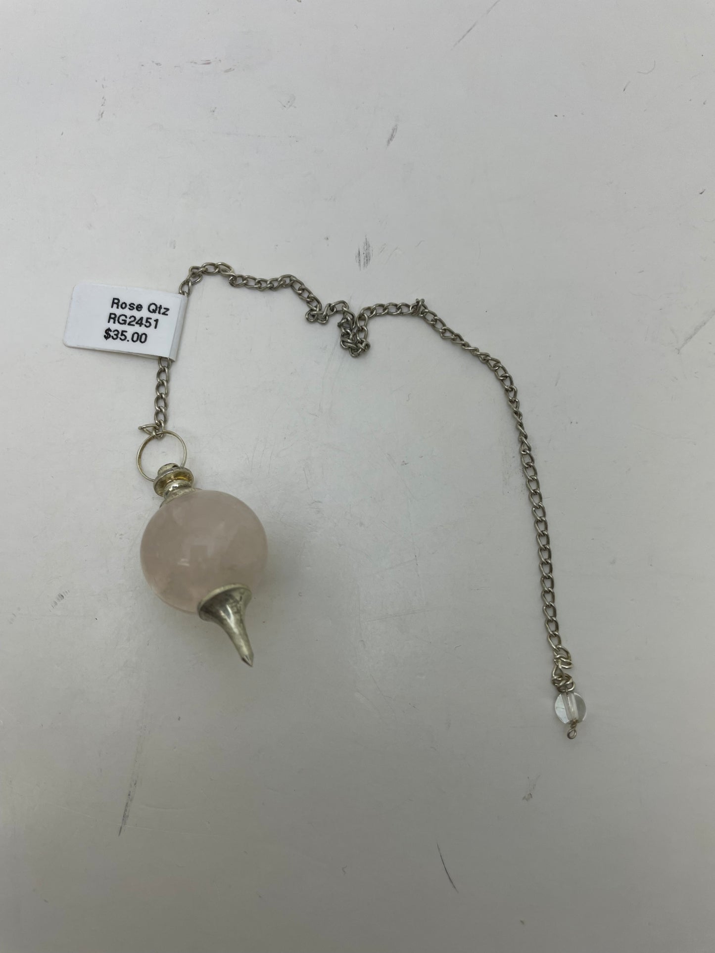 Rose Quartz Pendulum