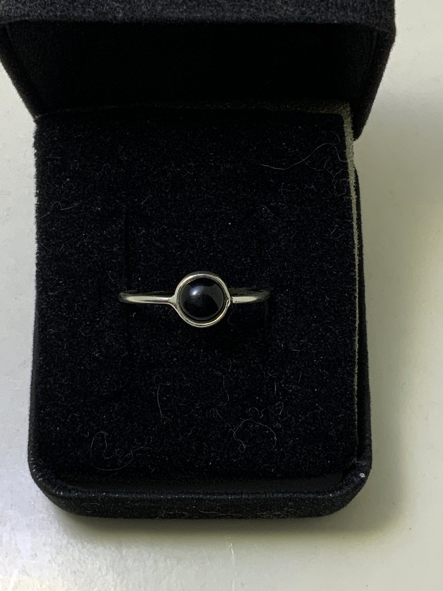 Black Onyx Sterling Silver Rings