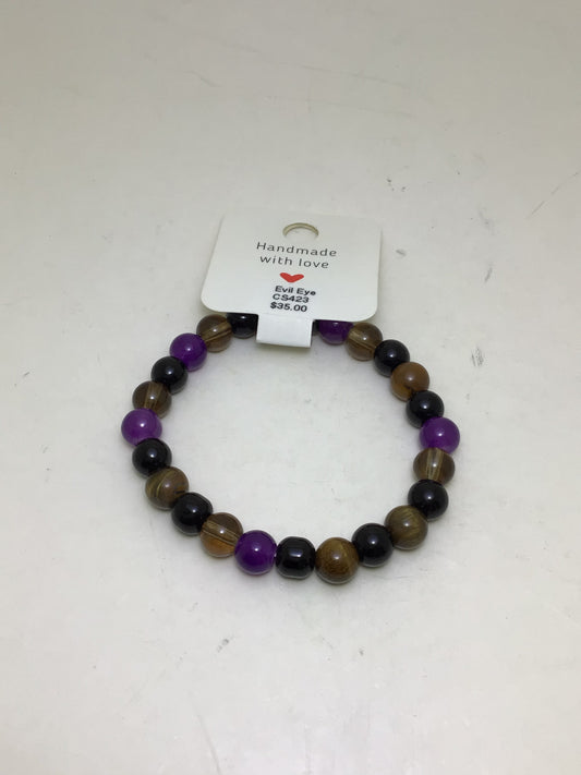 Tiger Eye & Evil Eye Protection Bracelet