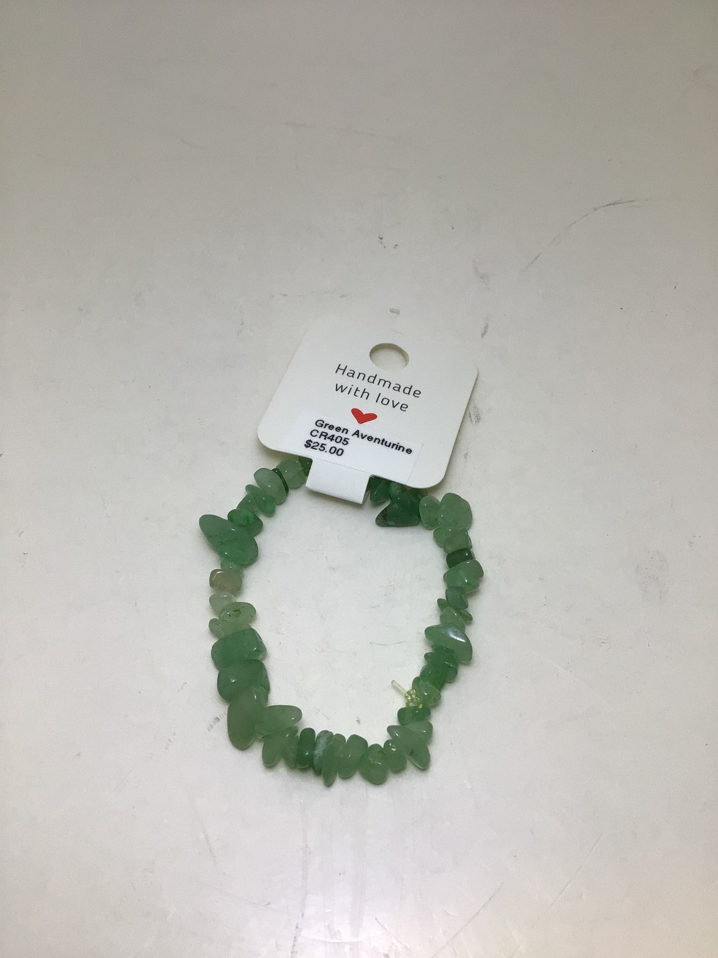 Green Aventurine Stone Chip Bracelet
