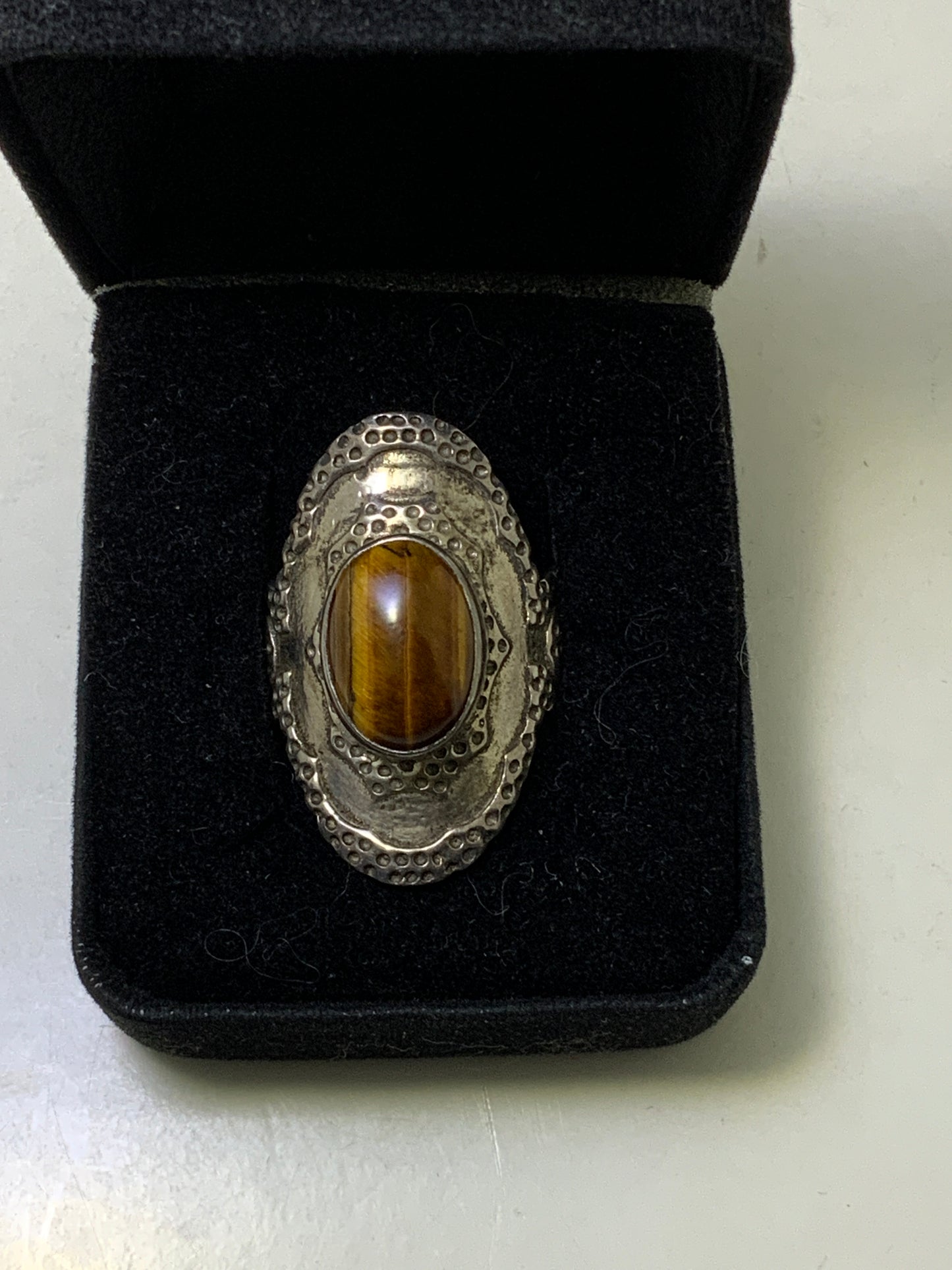 Tiger Eye Sterling Silver Rings