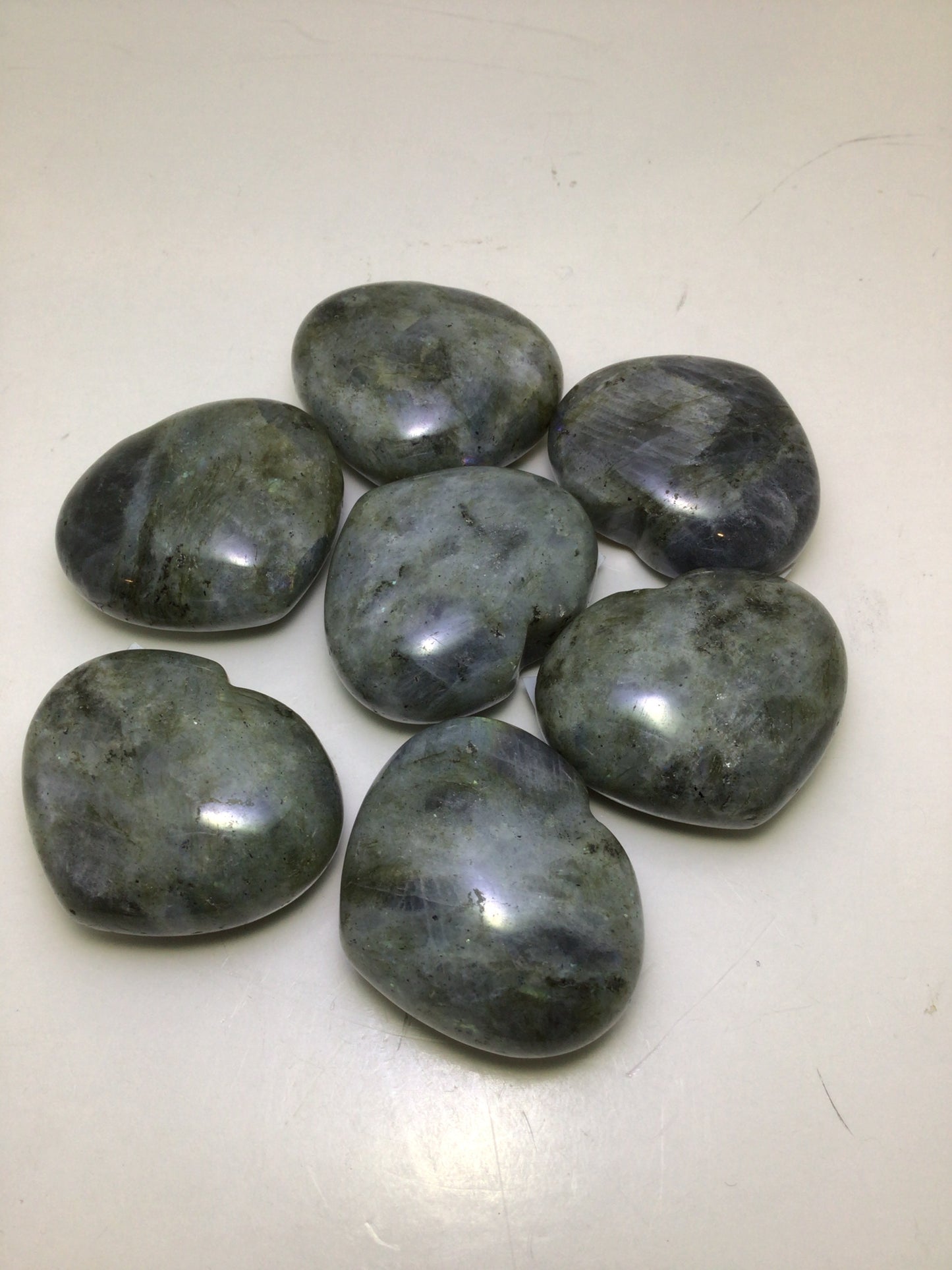 Labradorite Heart