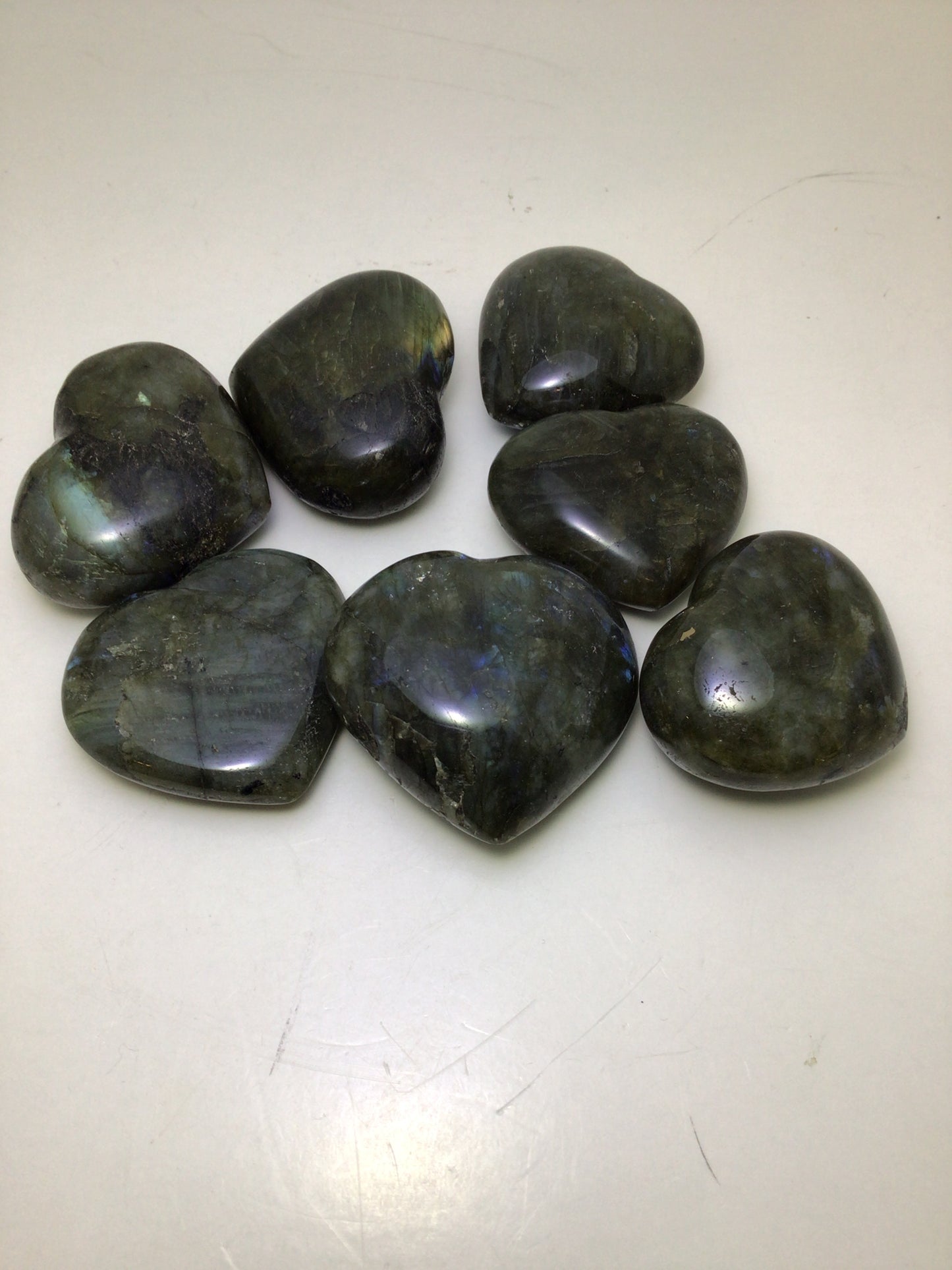 Labradorite Heart