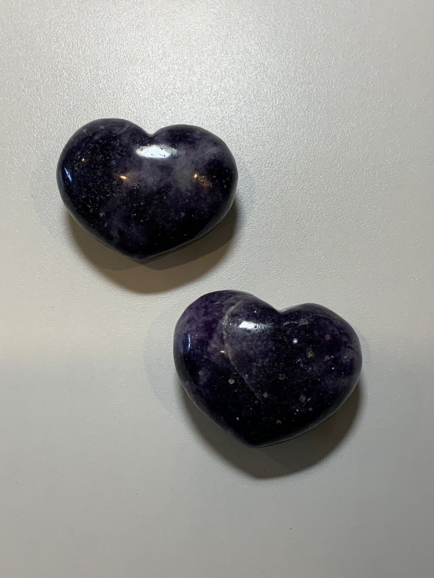 Lepidolite Heart
