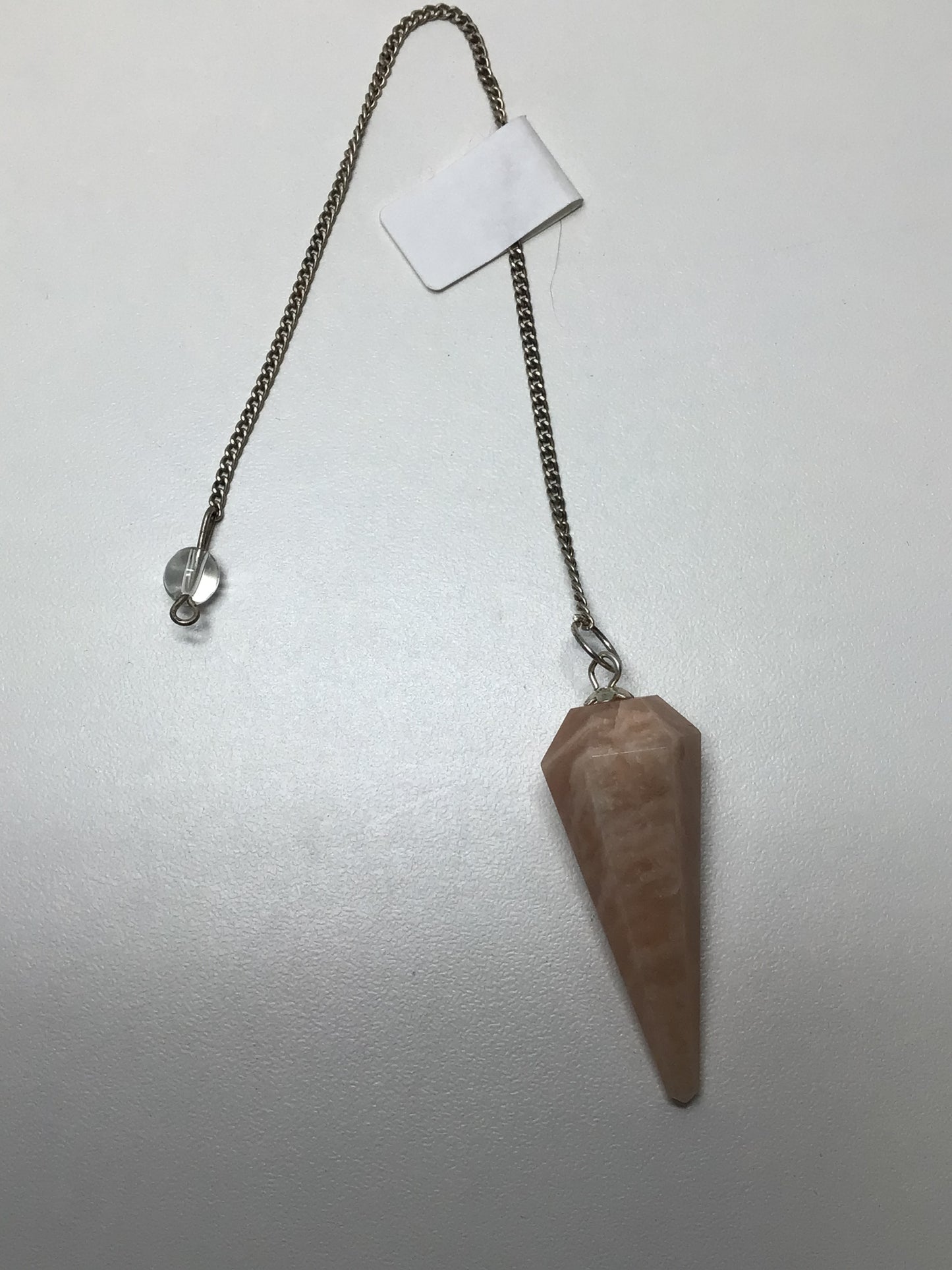 Peach Scolecite Pendulum