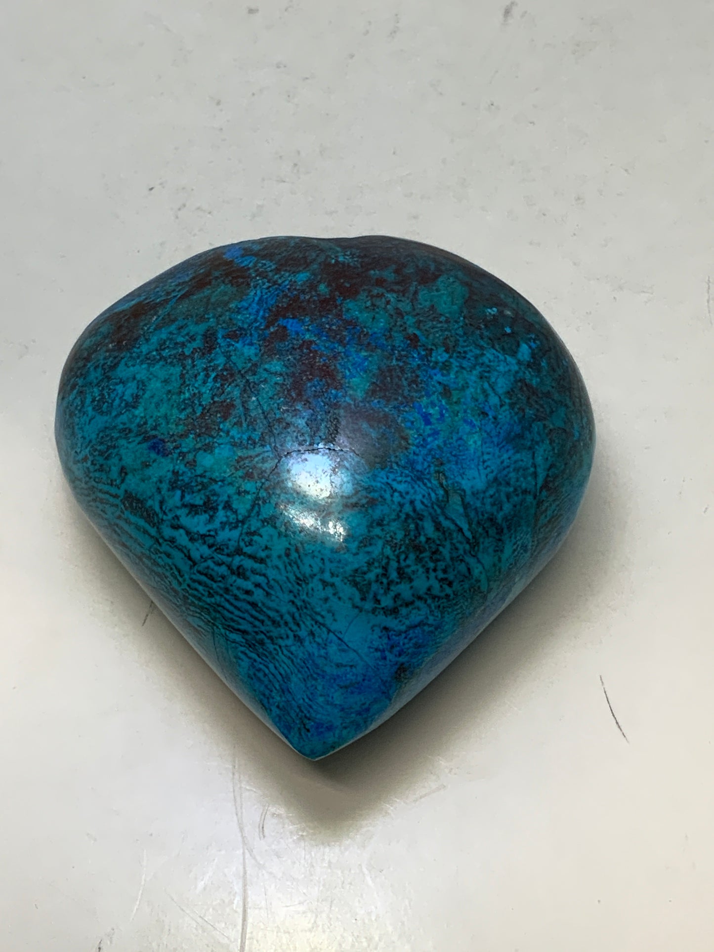 Chrysocolla Heart