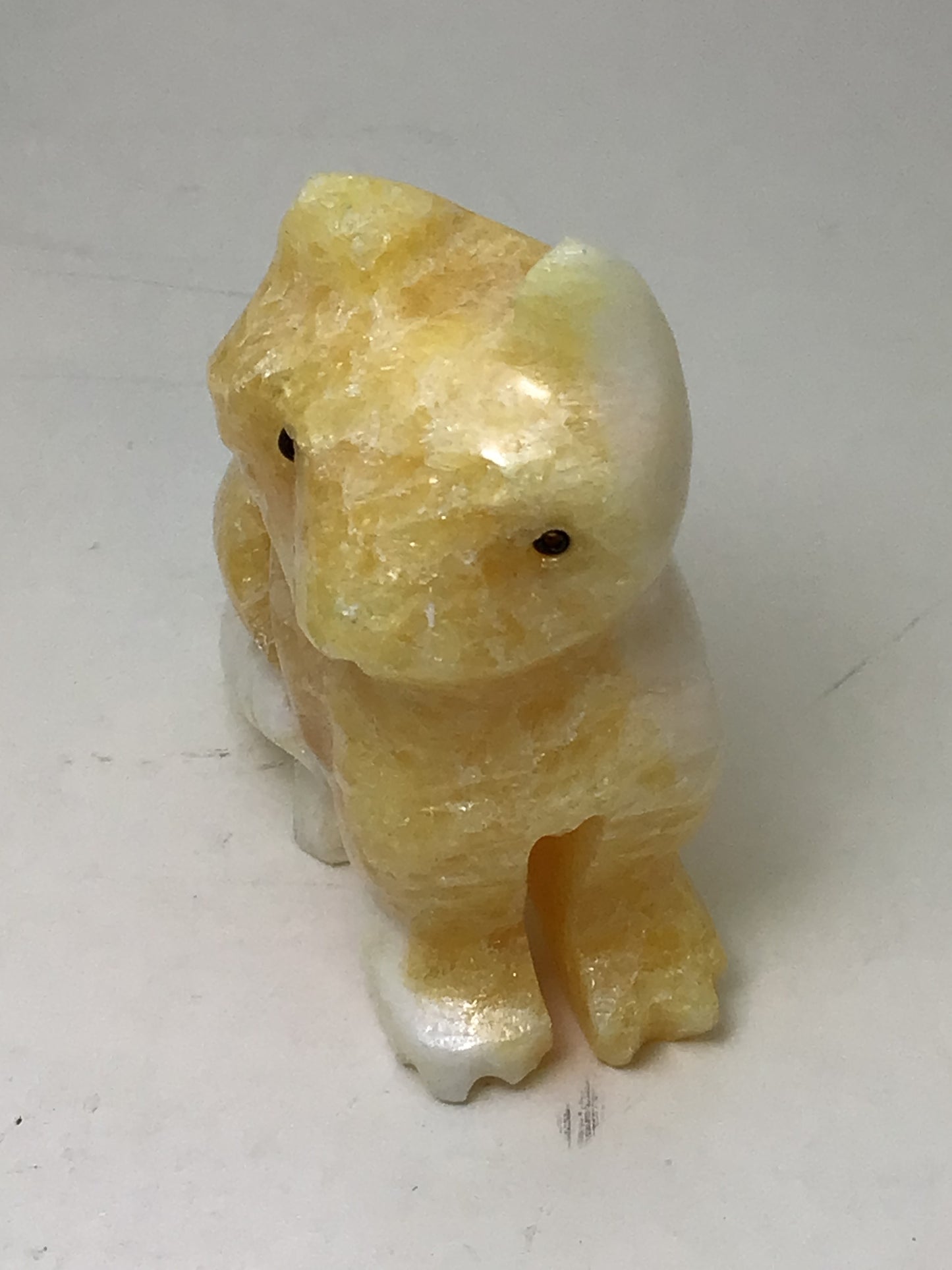 Honey Calcite Cat