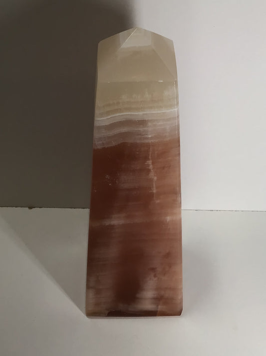 Honey Calcite Obelisk