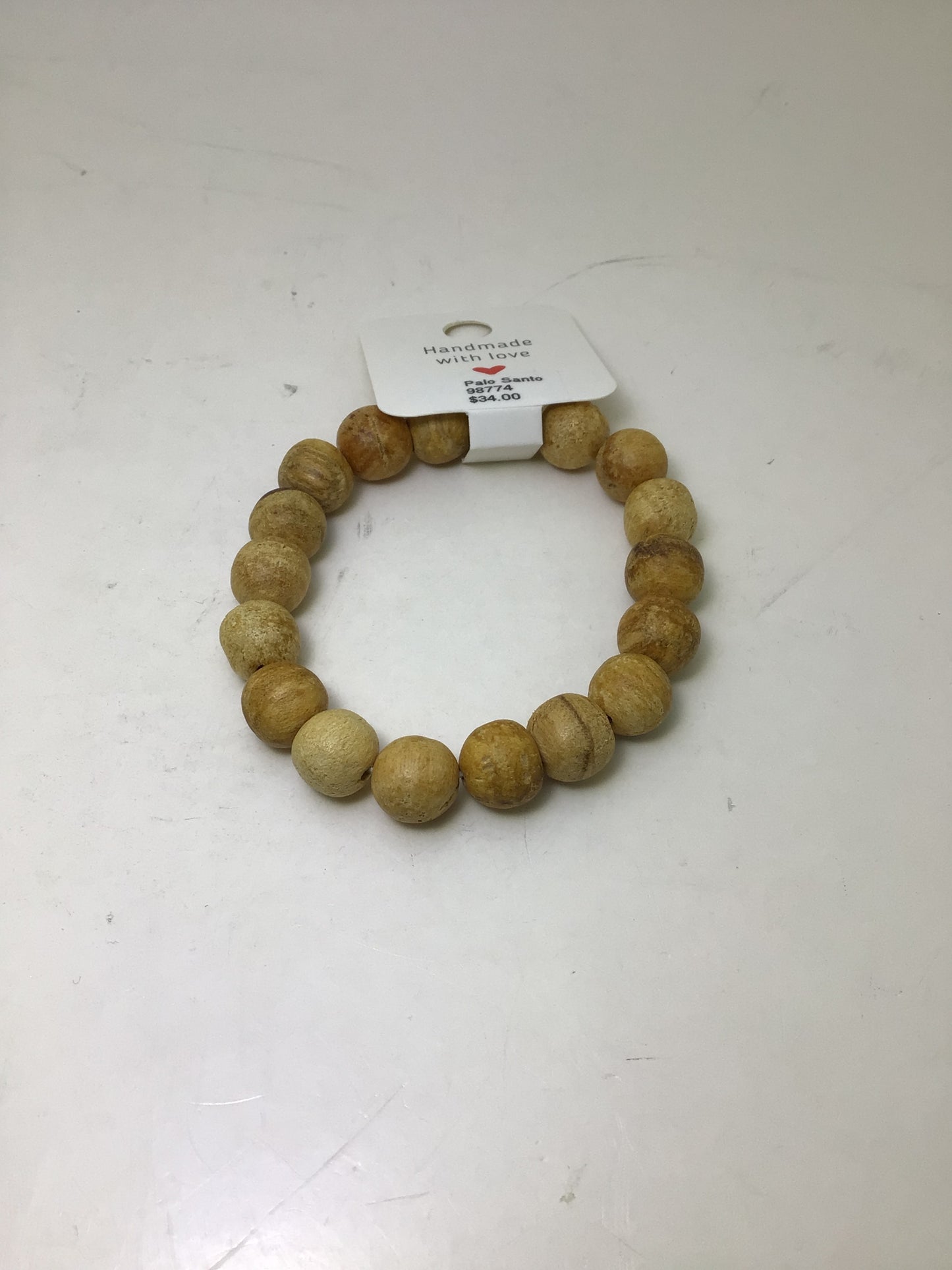 Palo Santo Wooden Beaded Bracelet