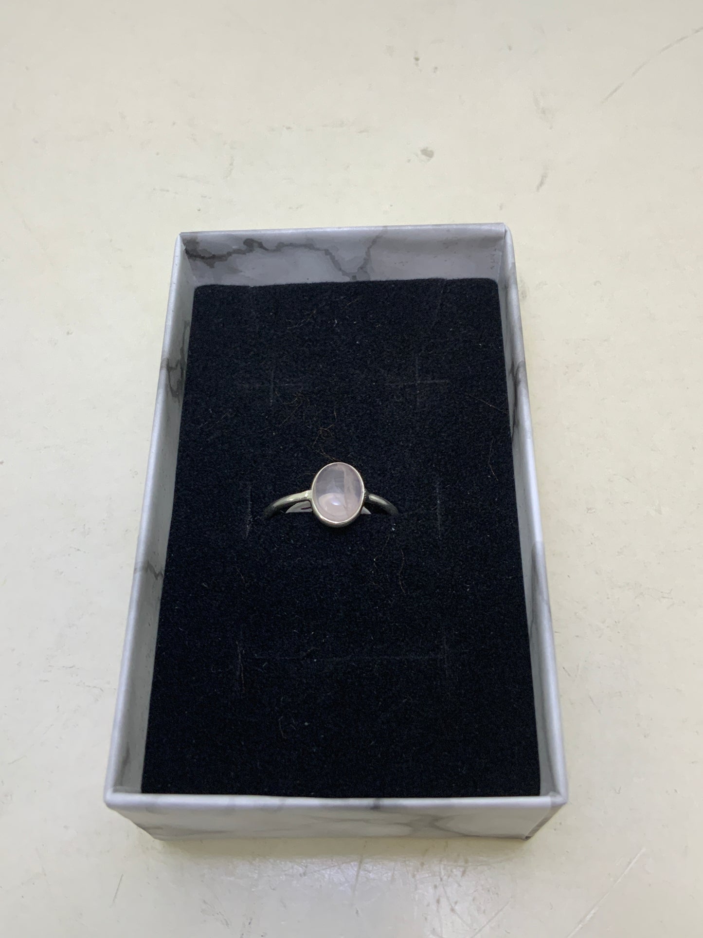 Rose Quartz Sterling Silver Rings